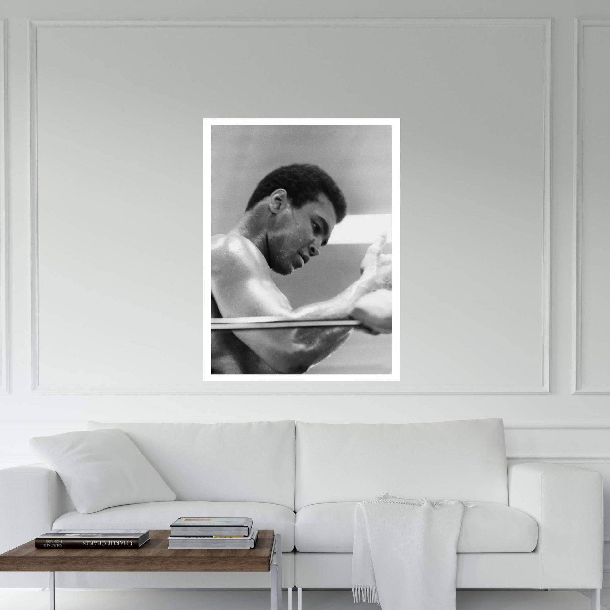 Side View Of Muhammad Ali In The Corner II Canvas Wall Art - Y Canvas