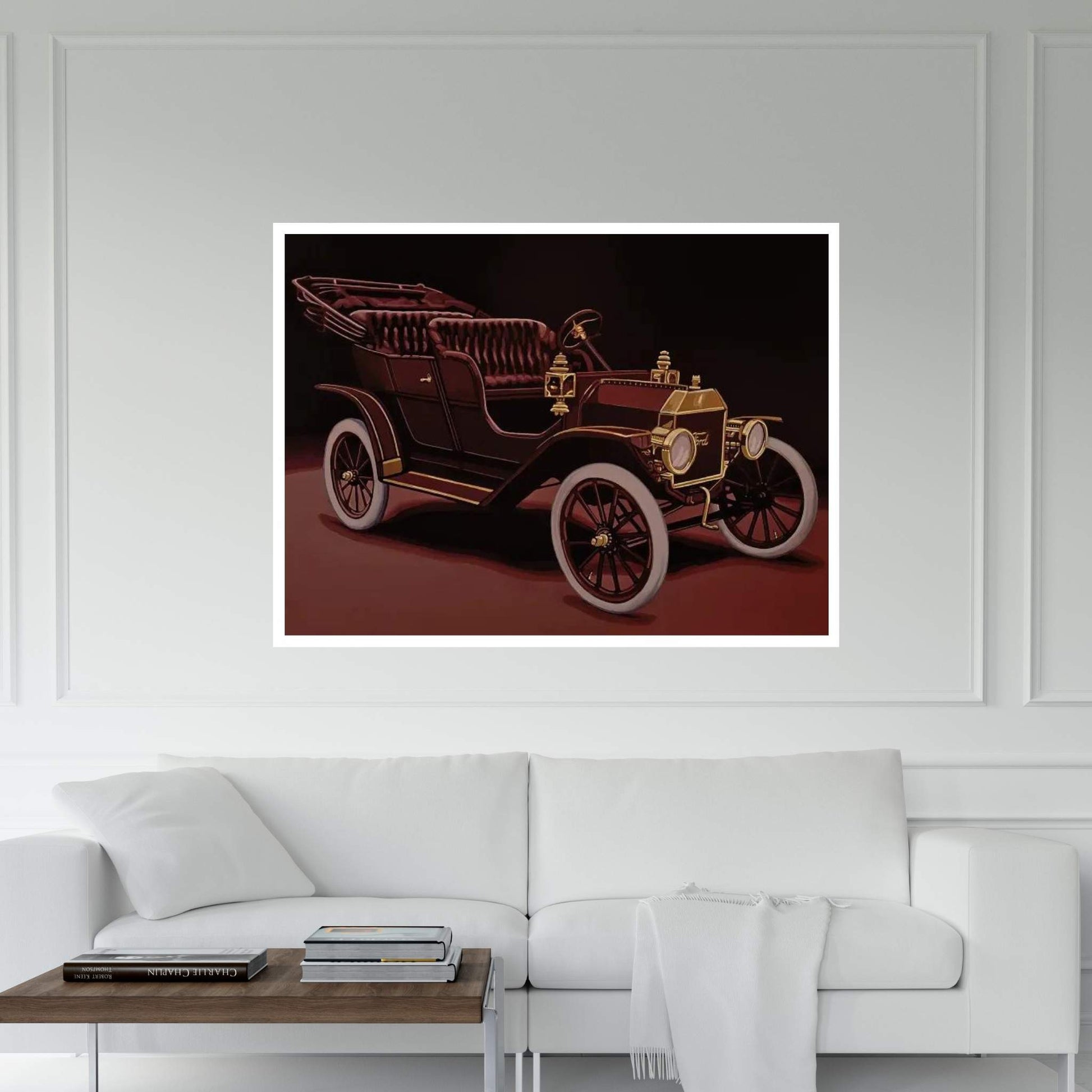Ford Model T Touring 1908 Canvas Wall Art - Y Canvas