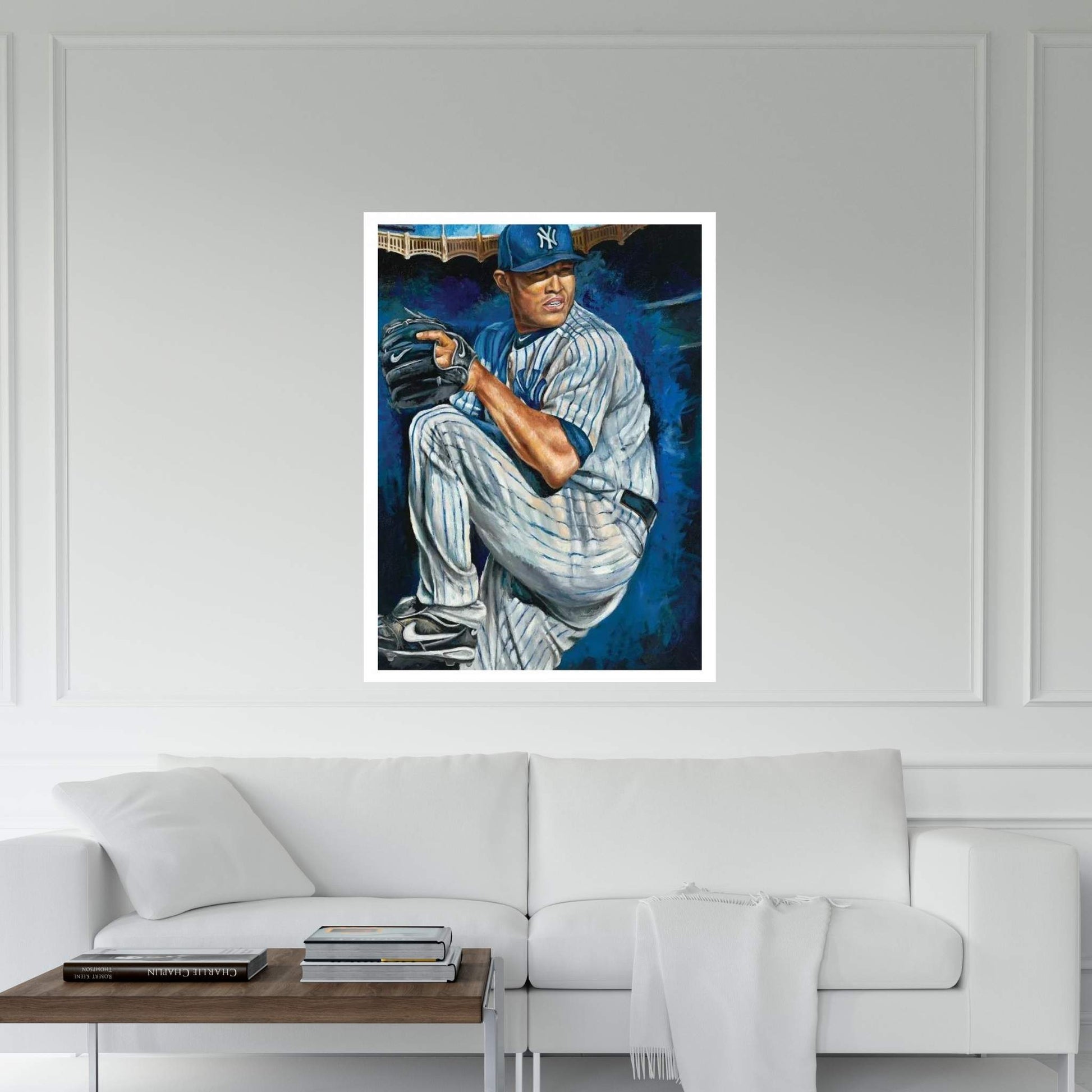 Sandman (Mariano Rivera) Canvas Wall Art - Y Canvas
