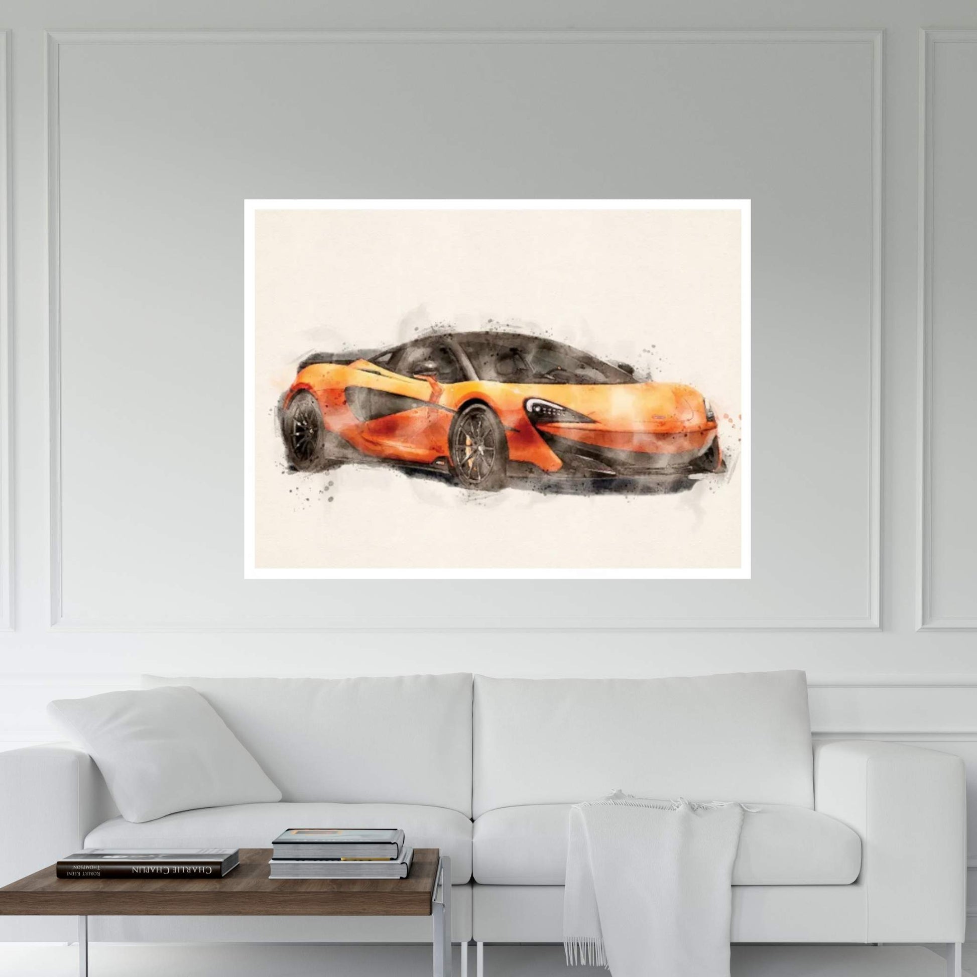 McLaren 600 Hp V II Canvas Wall Art - Y Canvas