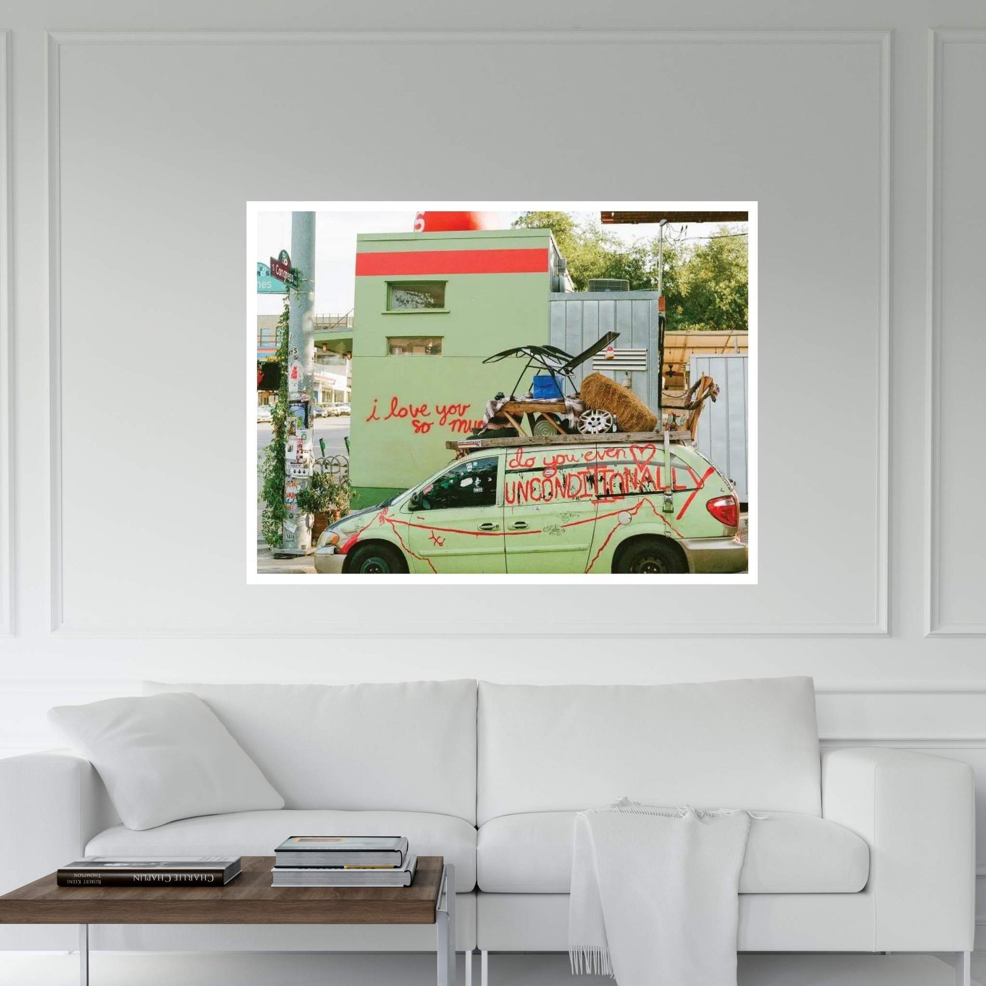 I Love You Austin On Film Canvas Wall Art - Y Canvas