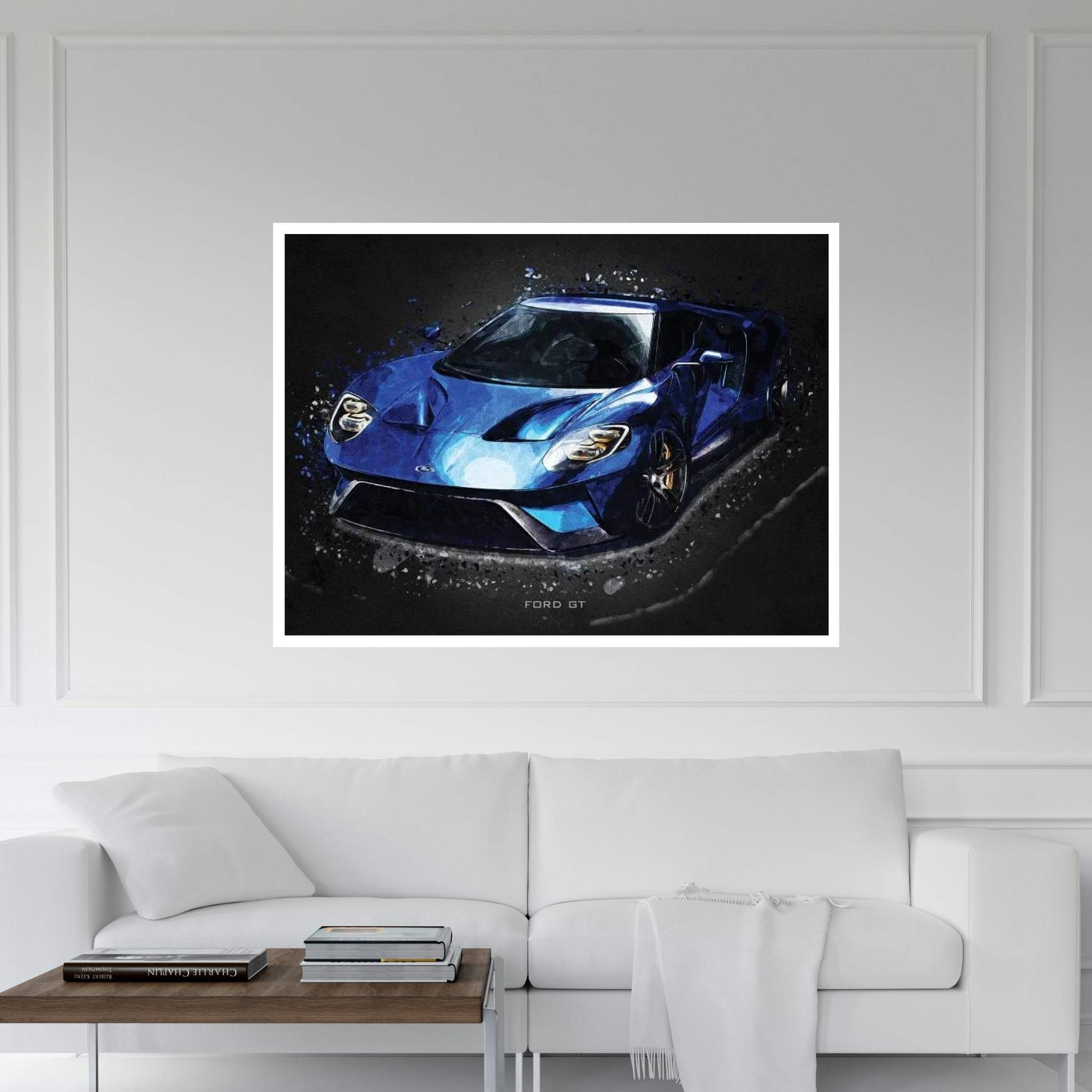 Ford GT Canvas Wall Art - Y Canvas