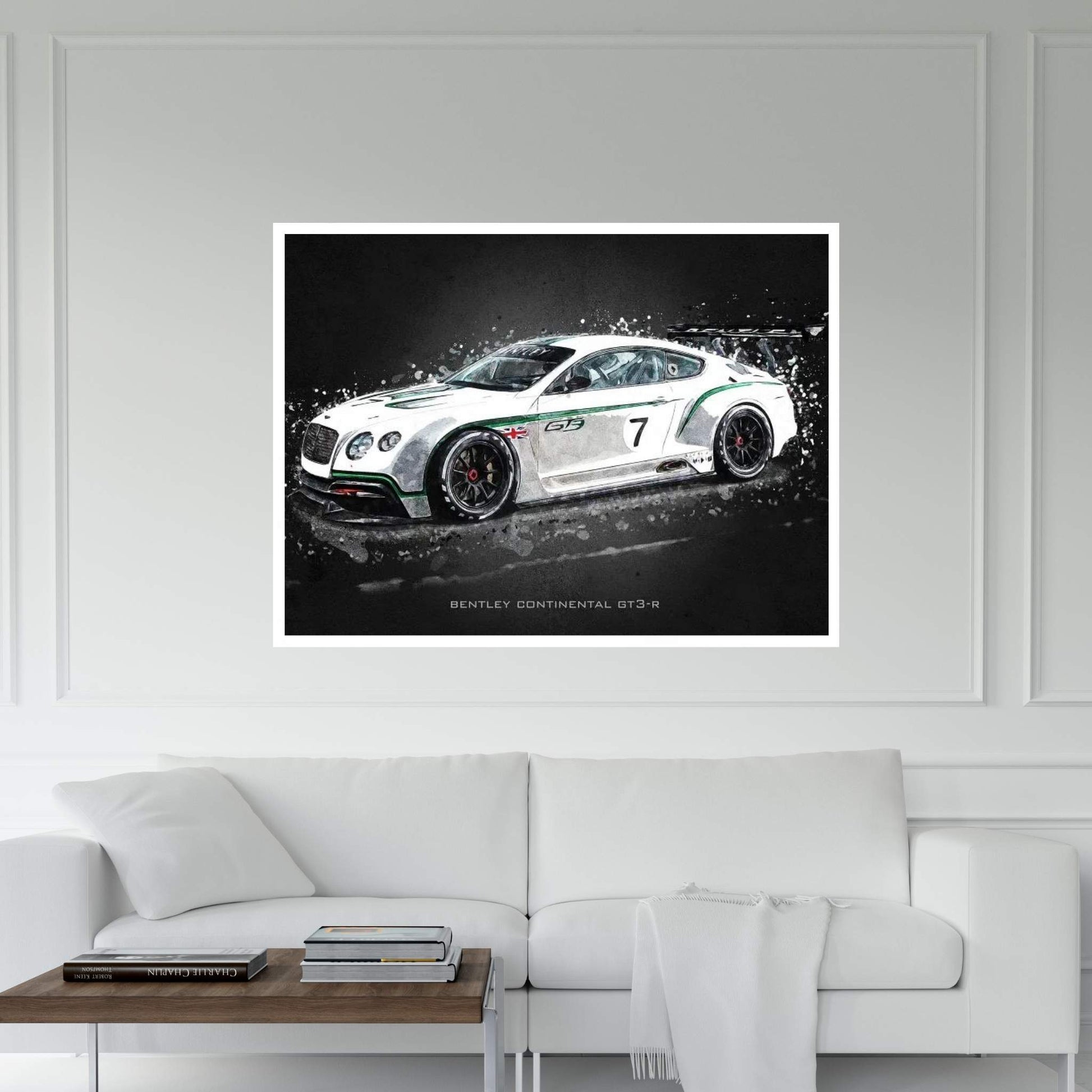 Bentley Continental GT3-R Canvas Wall Art - Y Canvas