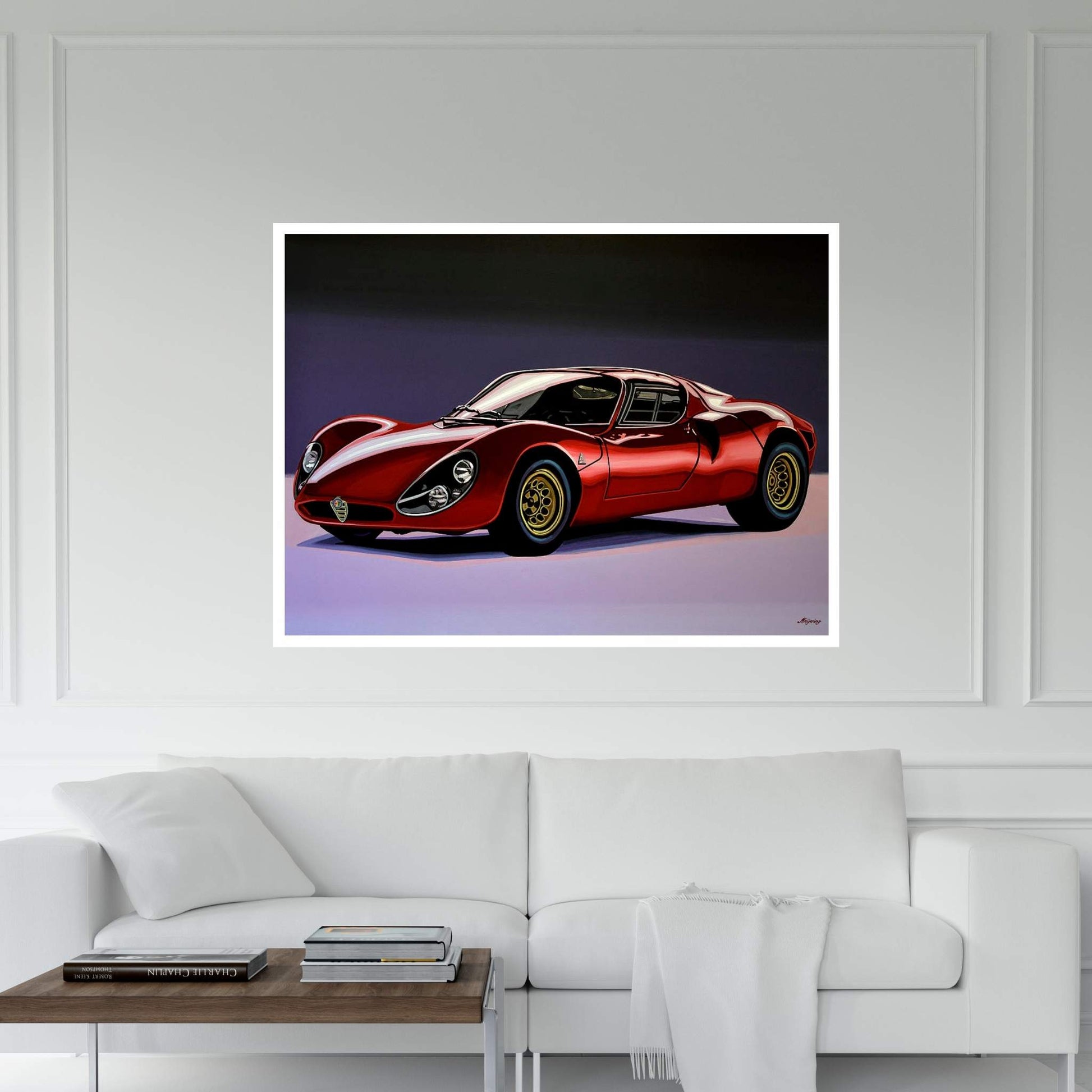 Alfa Romeo 33 Stradale 1967 Canvas Wall Art - Y Canvas