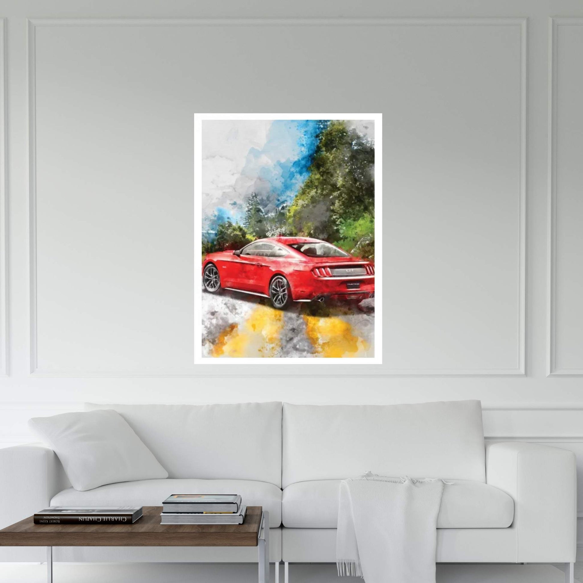 Ford Mustang Canvas Wall Art - Y Canvas