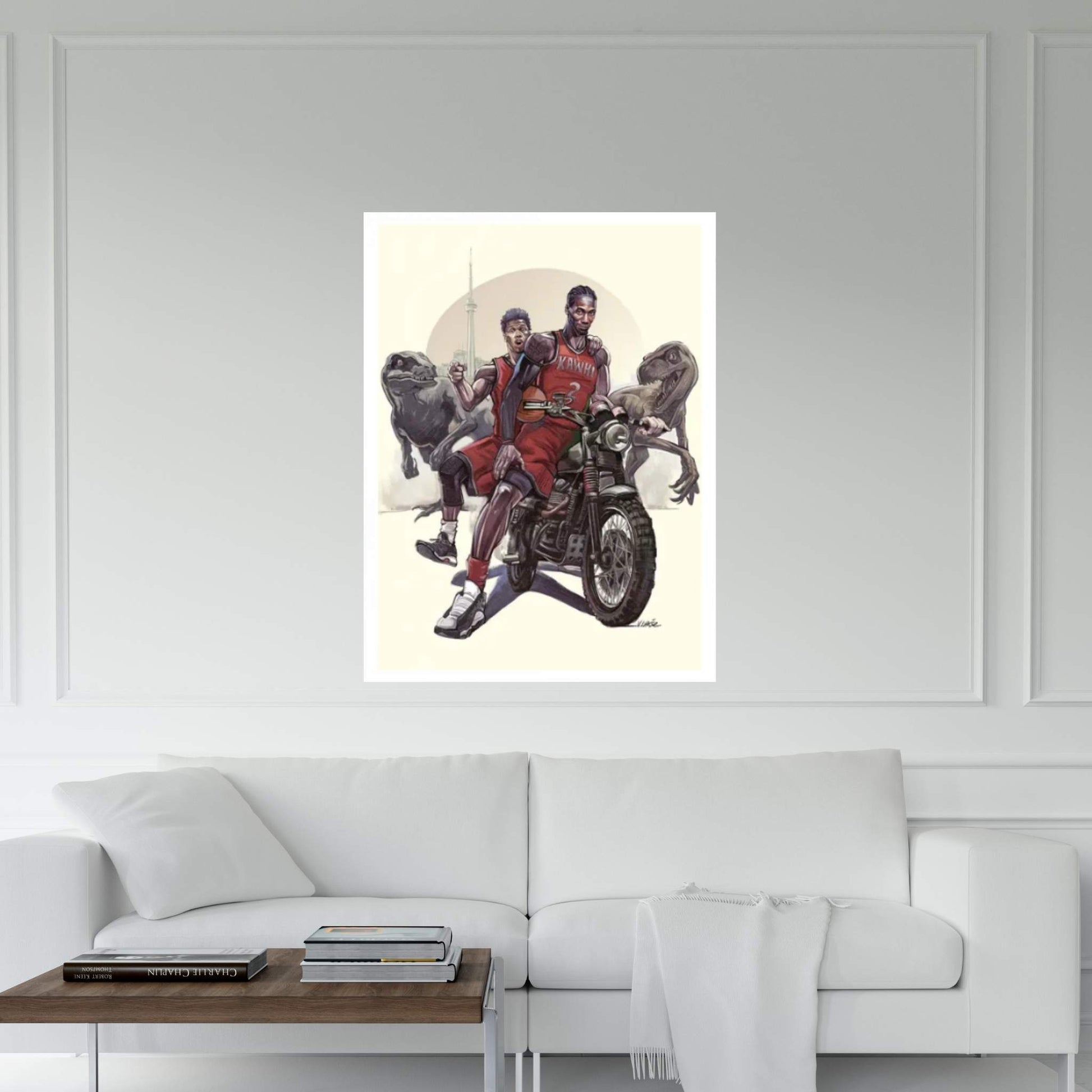 Raptors Canvas Wall Art - Y Canvas