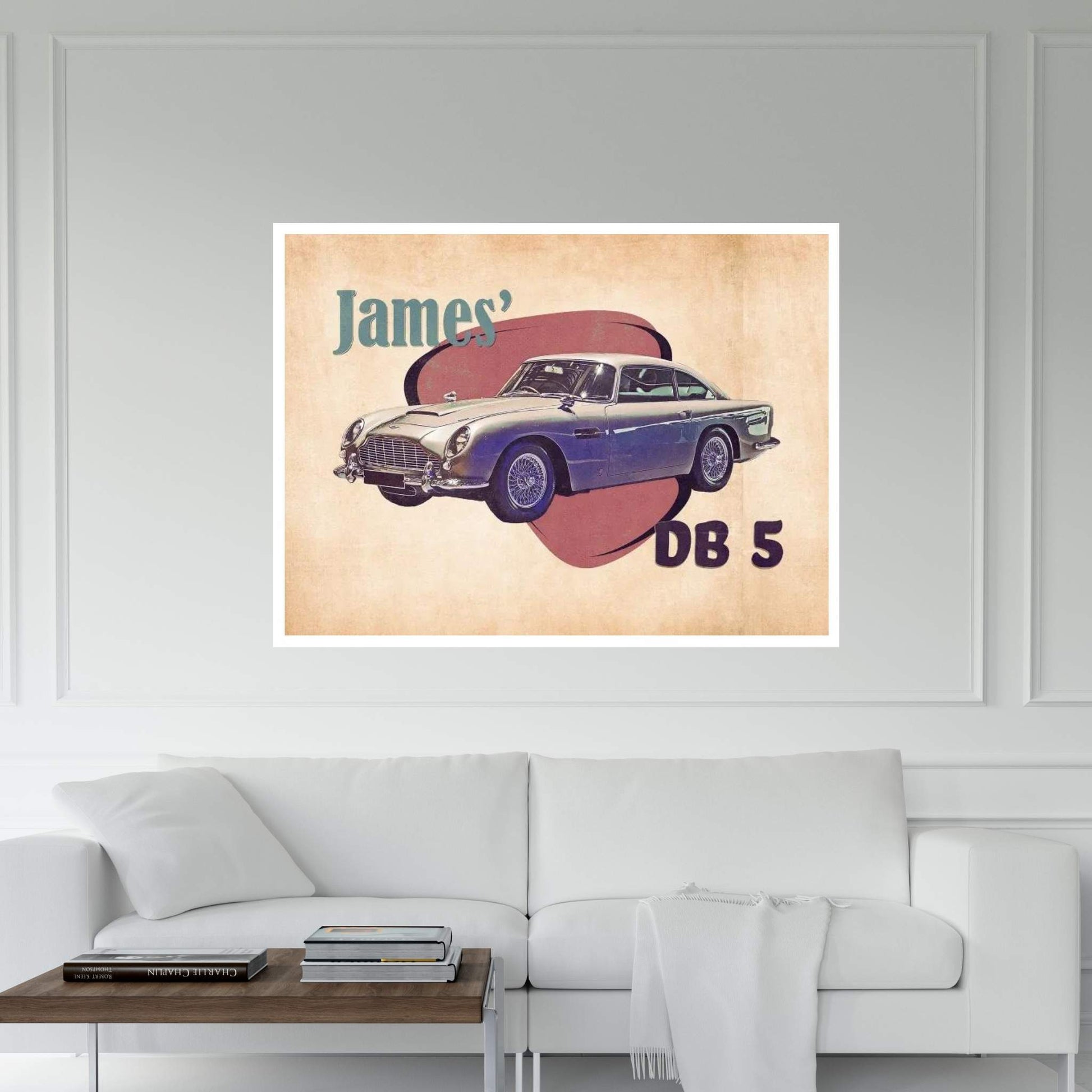 James' Db 5 Canvas Wall Art - Y Canvas