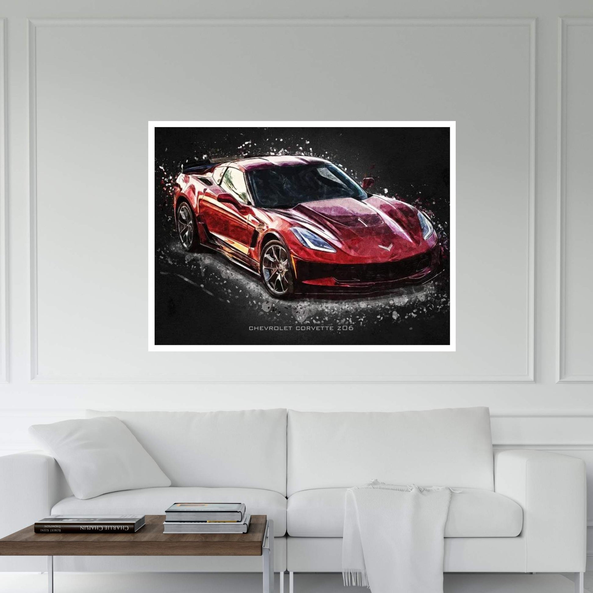 Chevrolet Corvette Z06 Canvas Wall Art - Y Canvas
