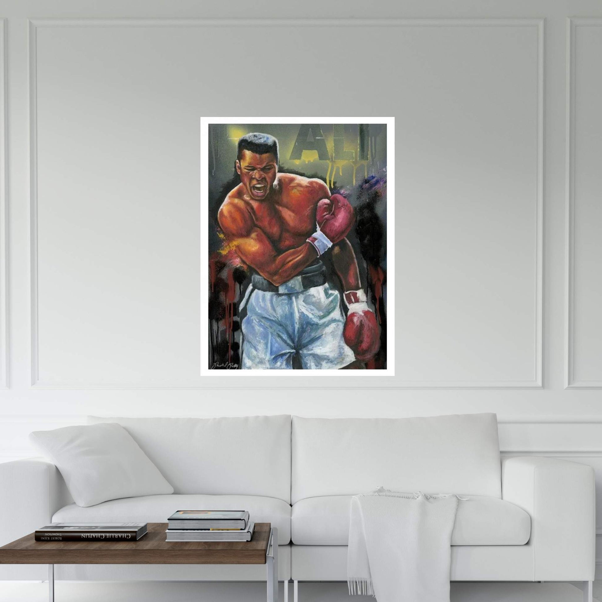 Sting Like A Bee (Muhammad Ali) Canvas Wall Art - Y Canvas
