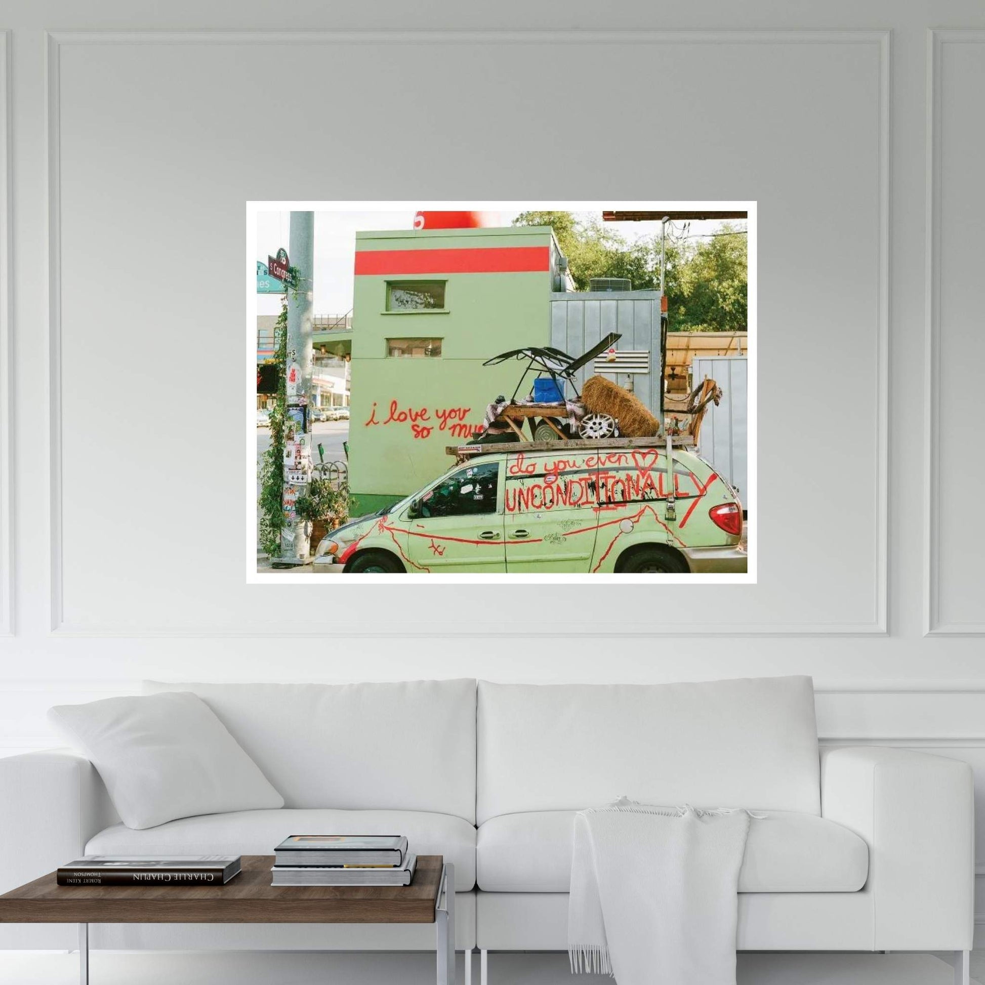 I Love You Austin Canvas Wall Art - Y Canvas