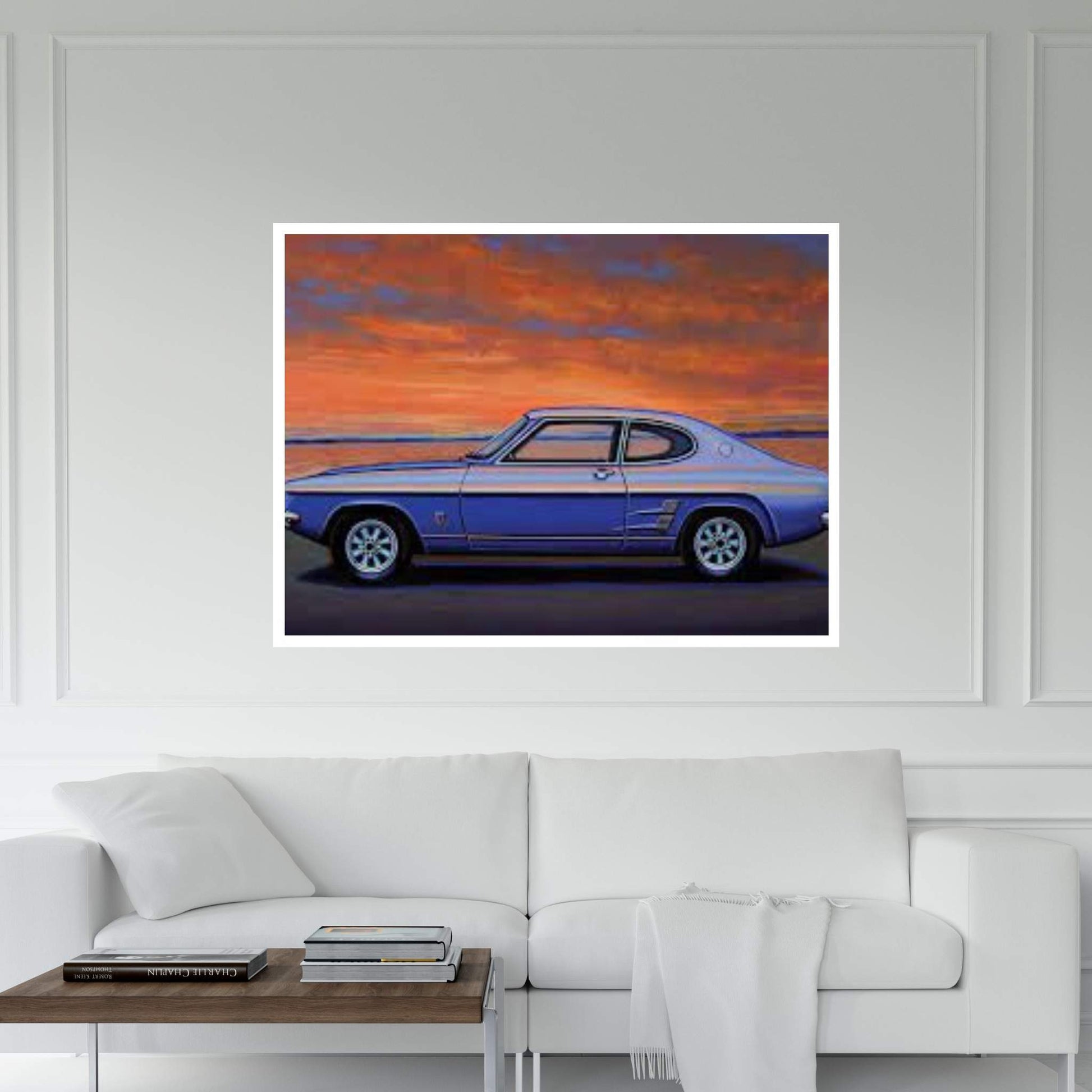 Ford Capri 1969 Canvas Wall Art - Y Canvas