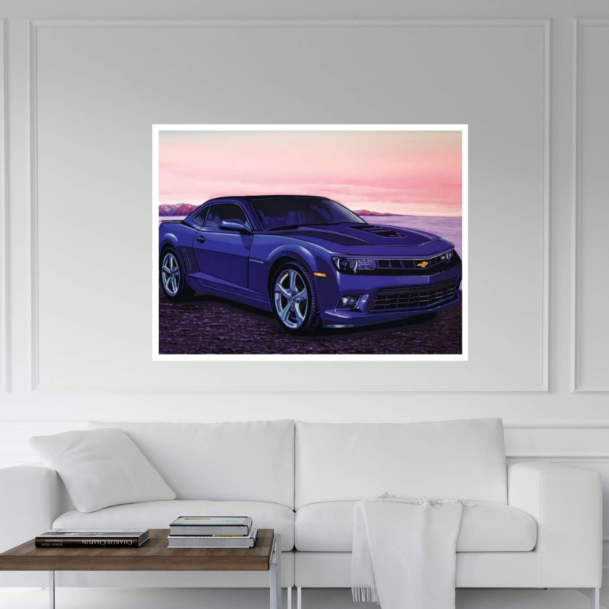 Chevrolet Camaro Car Canvas Wall Art - Y Canvas