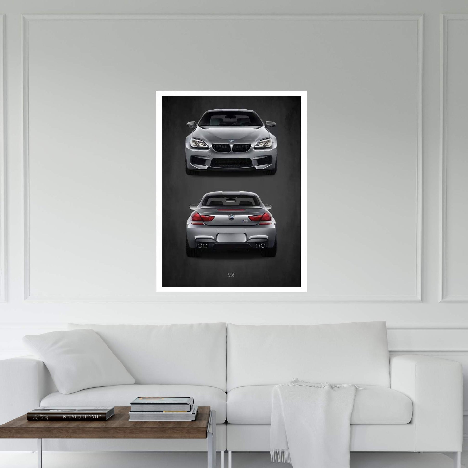 BMW M6 Canvas Wall Art - Y Canvas