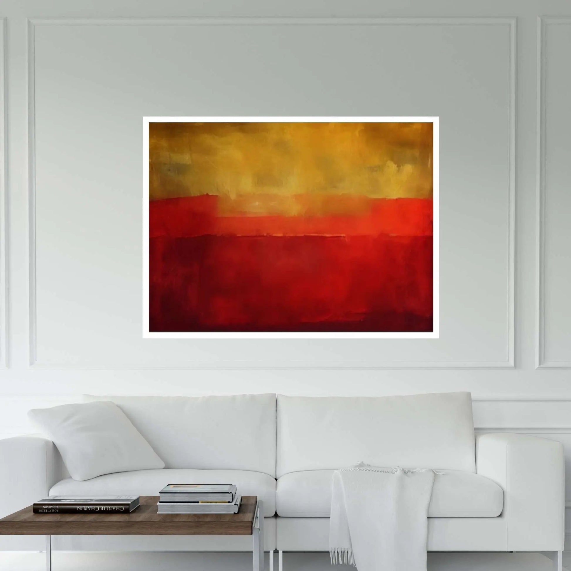 Mark Rothko Frame Canvas/Poster Art Reproduction, Rothko Reproduction - Y Canvas