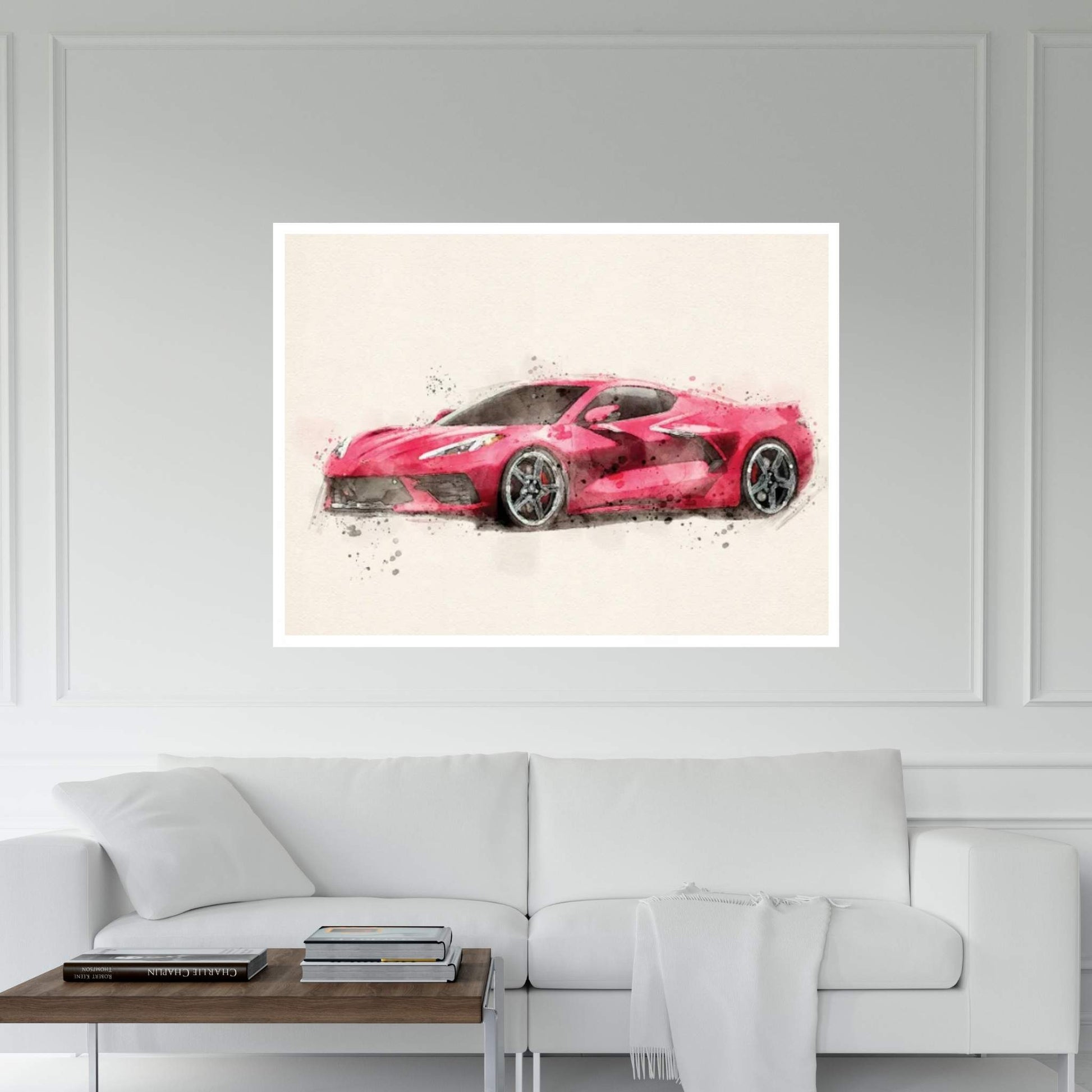 Chevrolet Corvette Stingray II Canvas Wall Art - Y Canvas