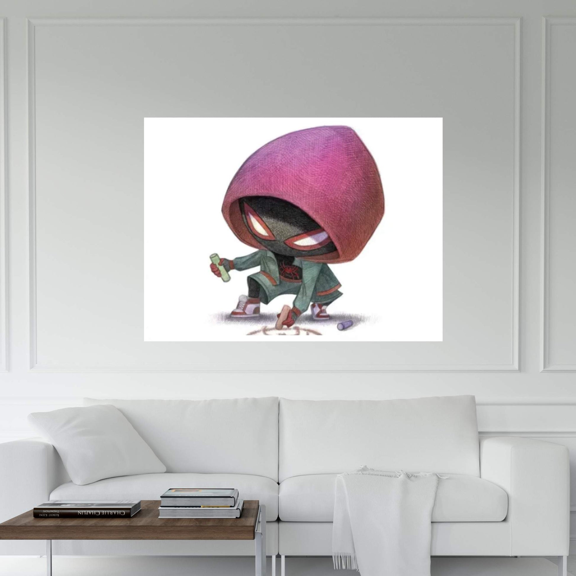 Baby Miles Canvas Wall Art - Y Canvas