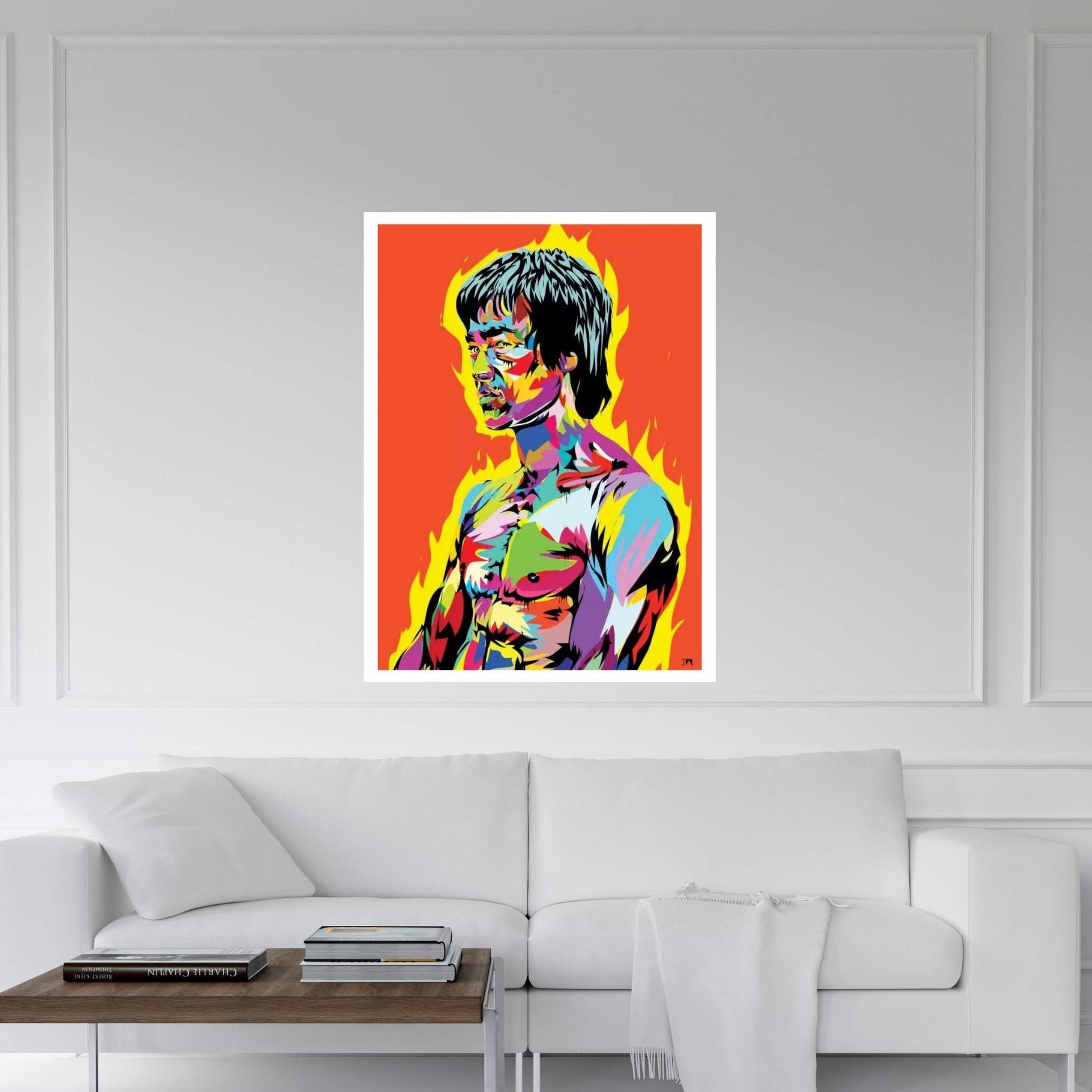 Bruce Lee II Canvas Wall Art - Y Canvas
