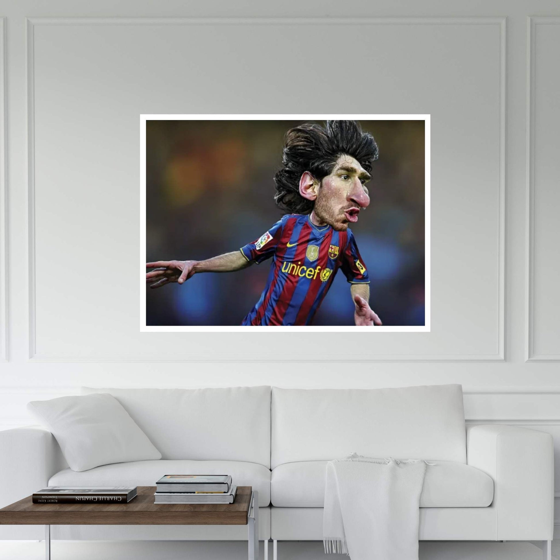 Lionel Messi Canvas Wall Art - Y Canvas