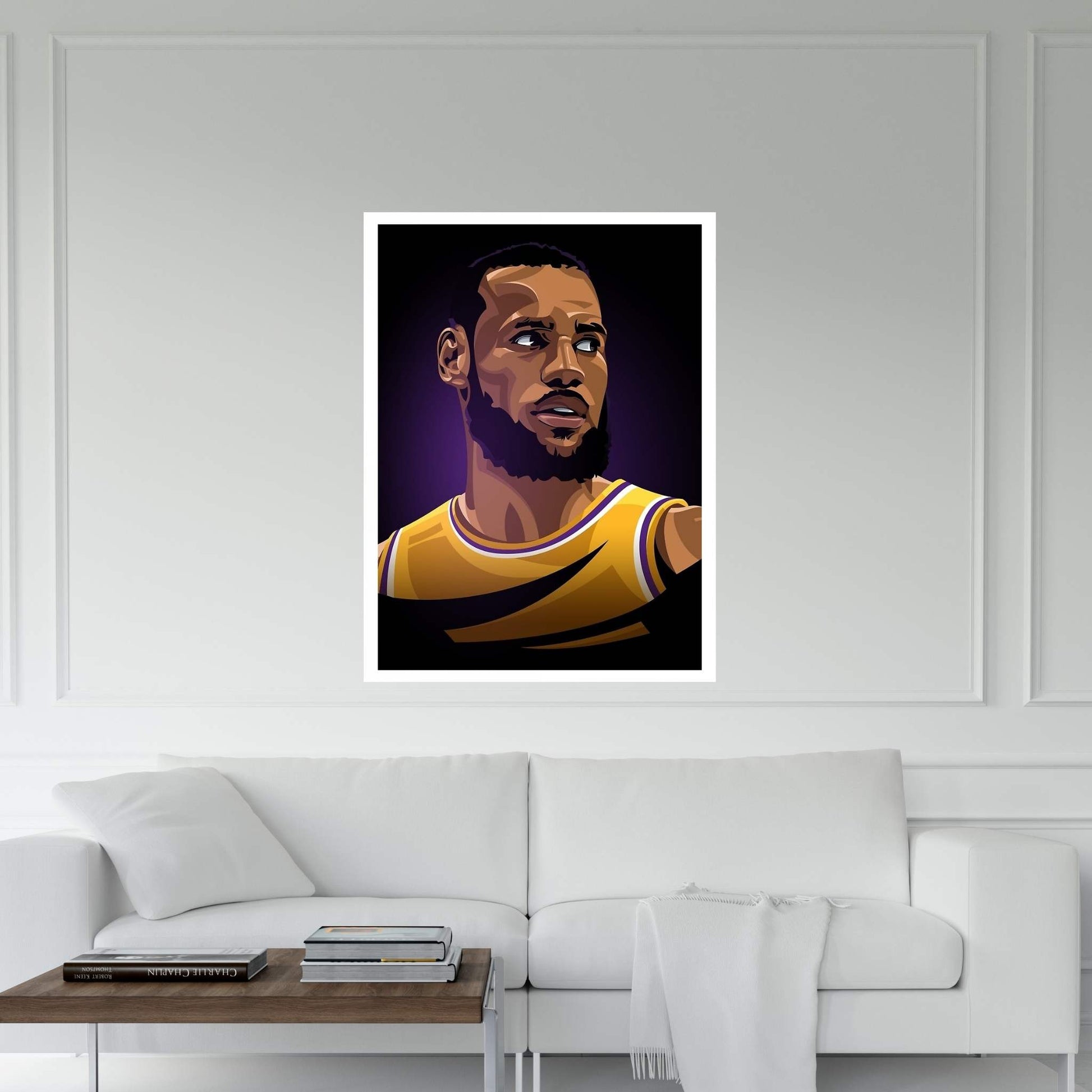 King James Canvas Wall Art - Y Canvas
