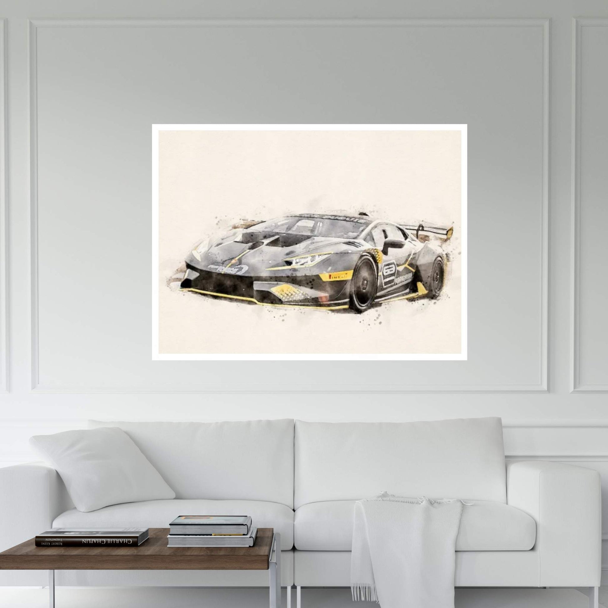 Lamborghini Tuning v II Canvas Wall Art - Y Canvas
