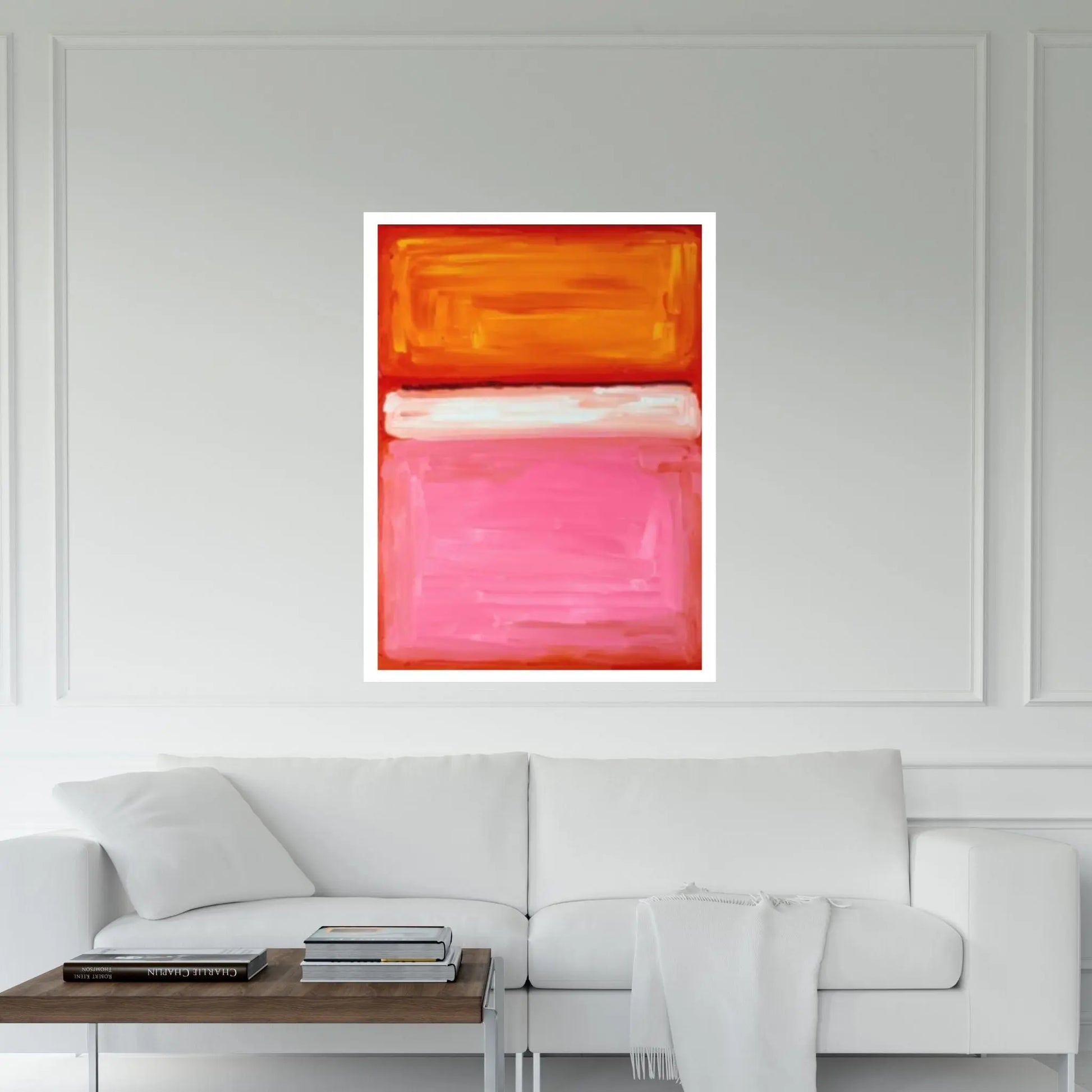 Mark Rothko Frame Canvas/Poster Art Reproduction, Rothko Reproduction - Y Canvas