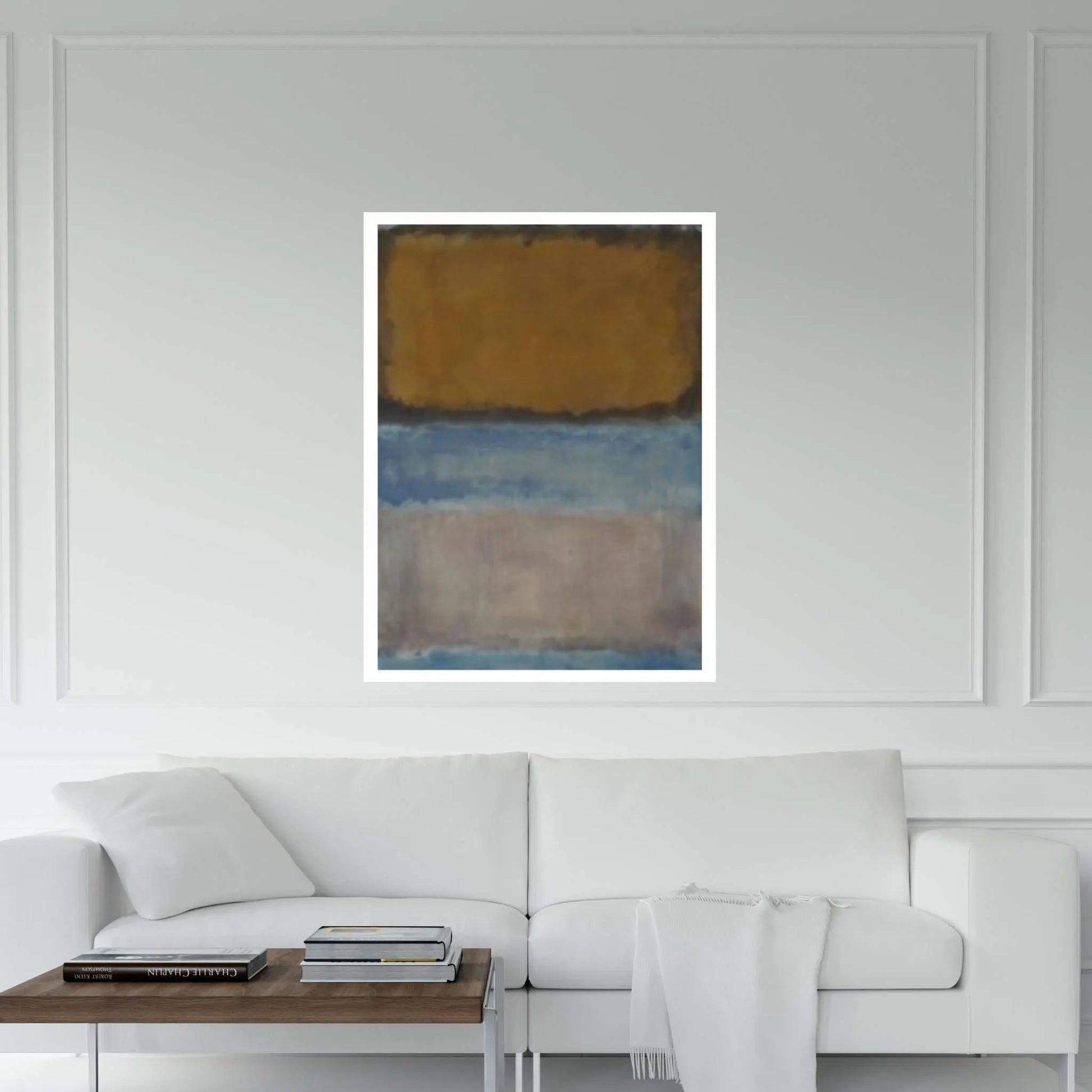 Mark Rothko Frame Canvas/Poster Art Reproduction, Rothko Reproduction - Y Canvas