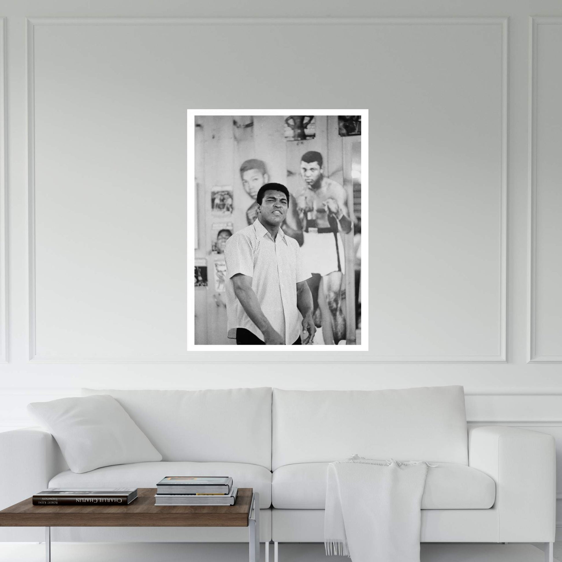 Muhammad Ali Mean Mugging For The Camera Canvas Wall Art - Y Canvas