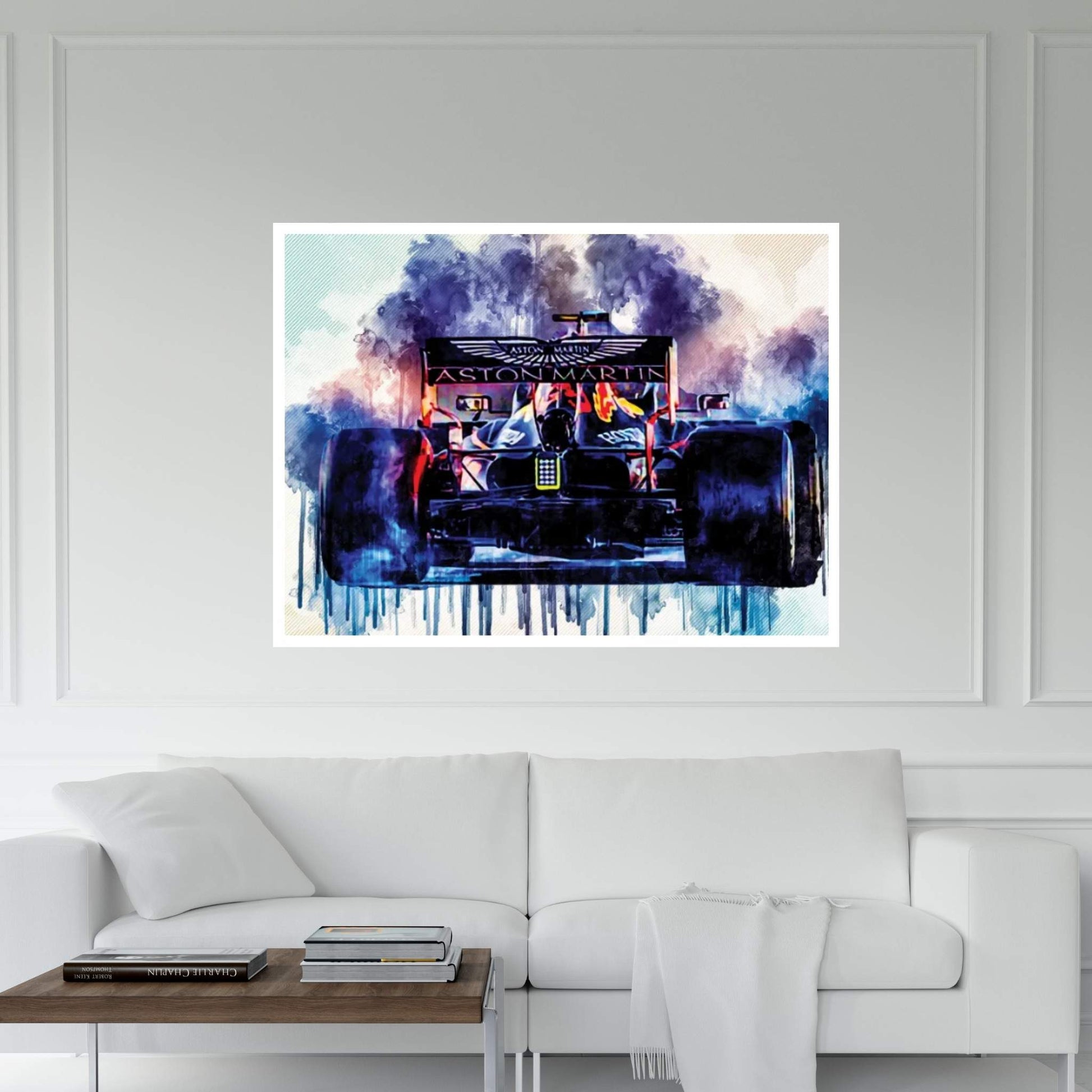 Red Bull Rb16 Back View Raceway 2020 F1 Cars Max Verstappen Formula 1 Bokeh Aston Martin Red Bull Racing Canvas Wall Art - Y Canvas