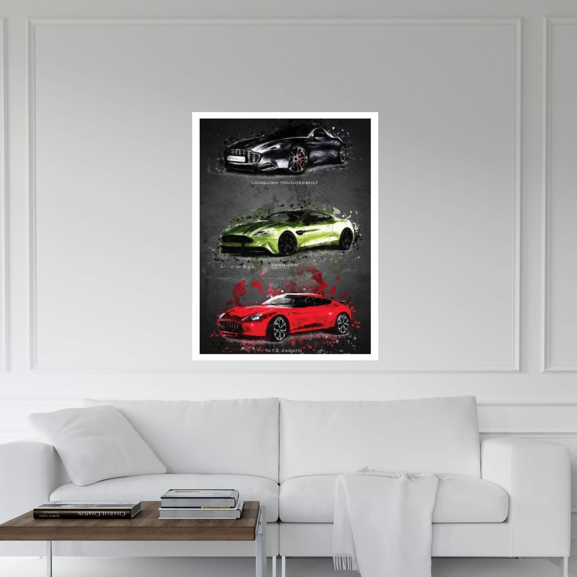 Aston Martin Canvas Wall Art - Y Canvas