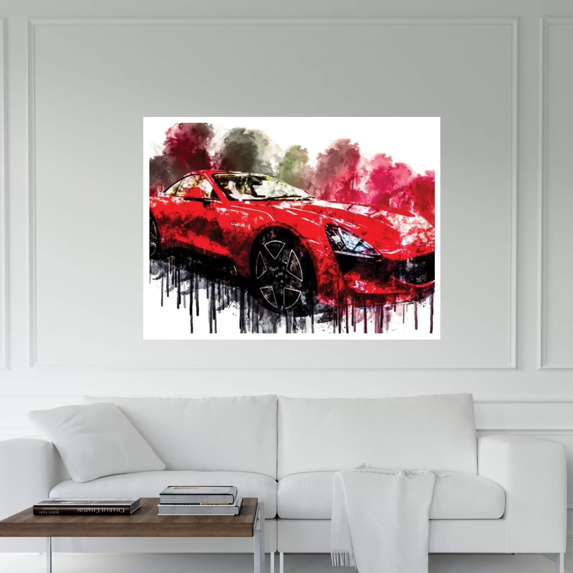 Car 2018 TVR Griffith Canvas Wall Art - Y Canvas