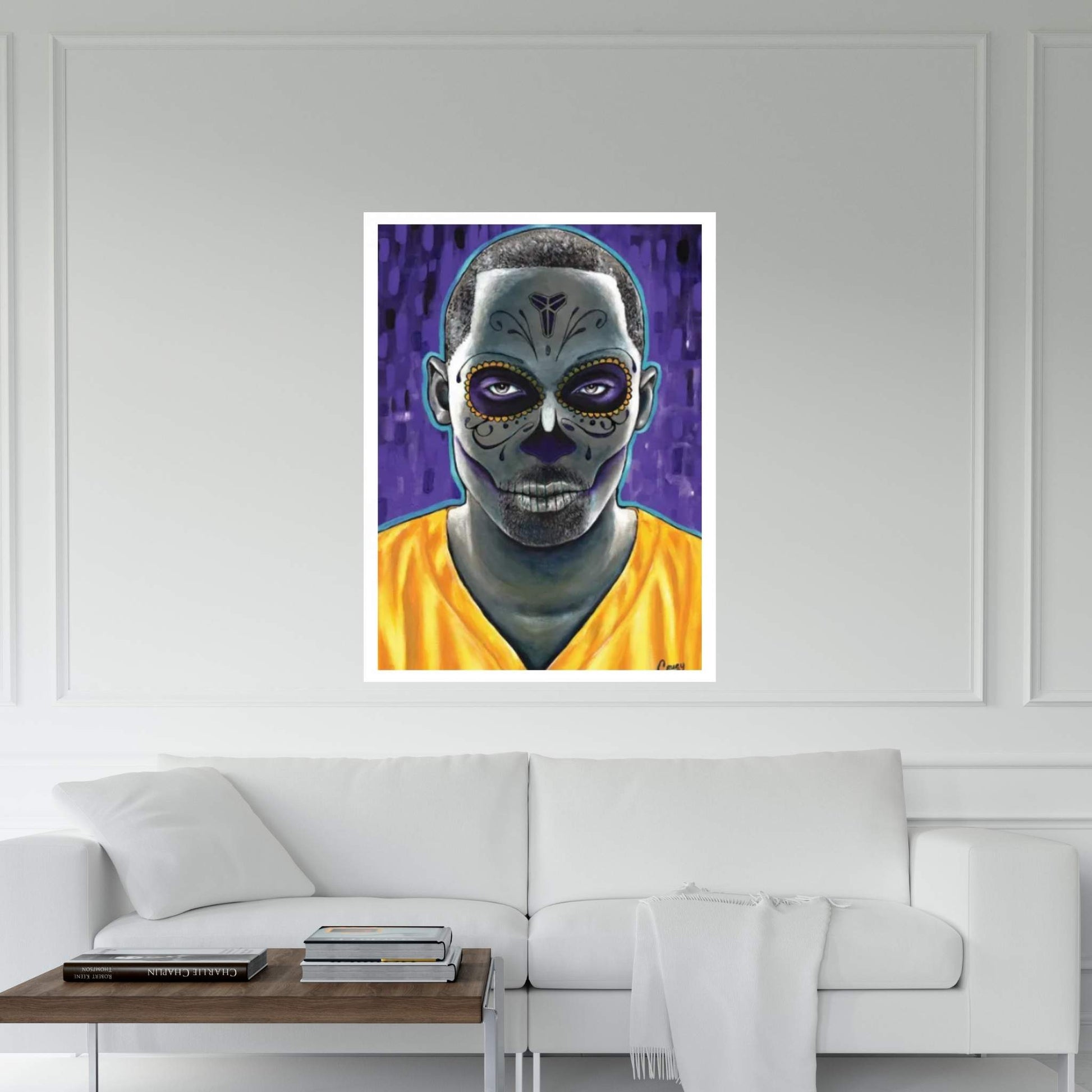 Mamba De Los Lakers Canvas Wall Art - Y Canvas