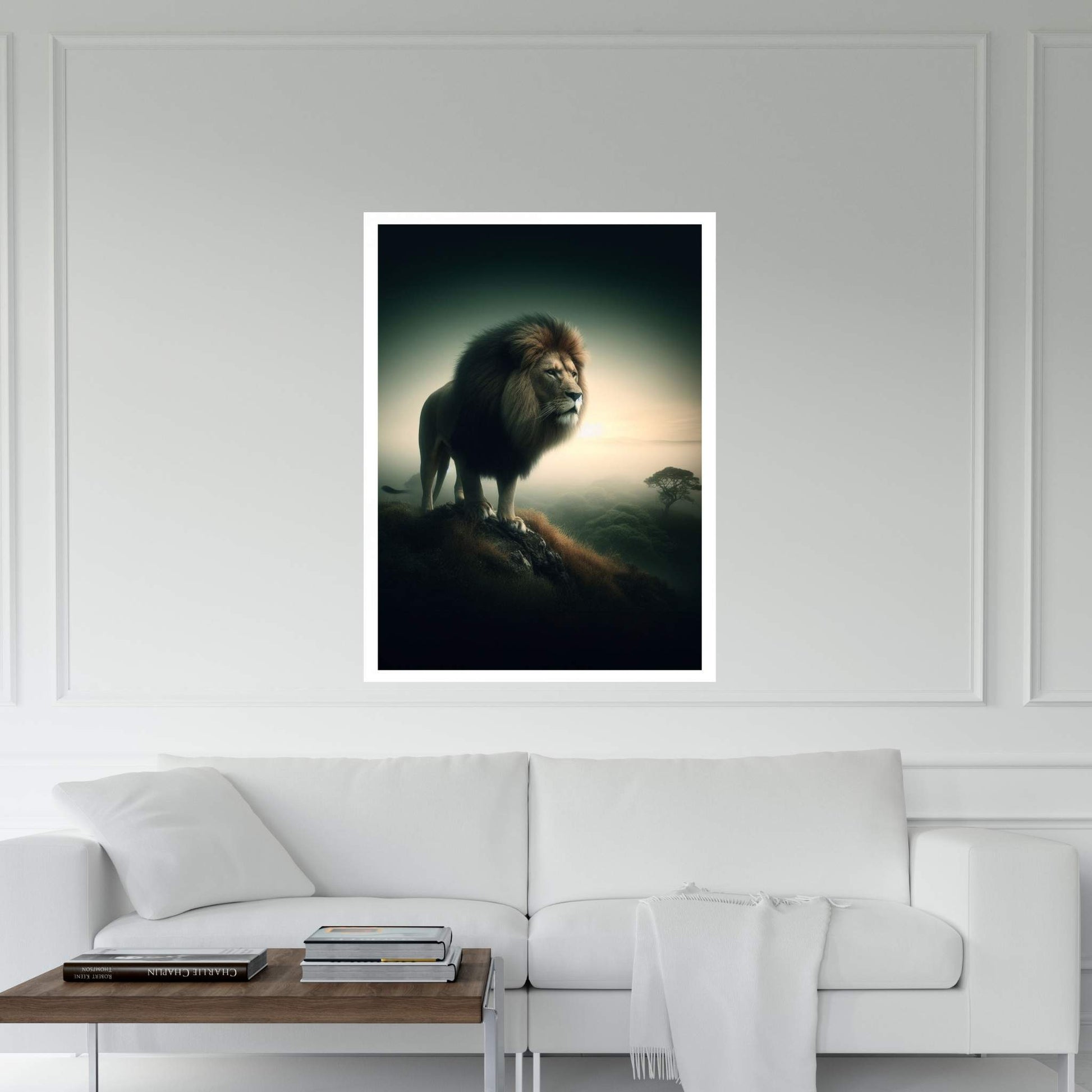 Lion Animal Canvas Wall Art Home Decor - Y Canvas