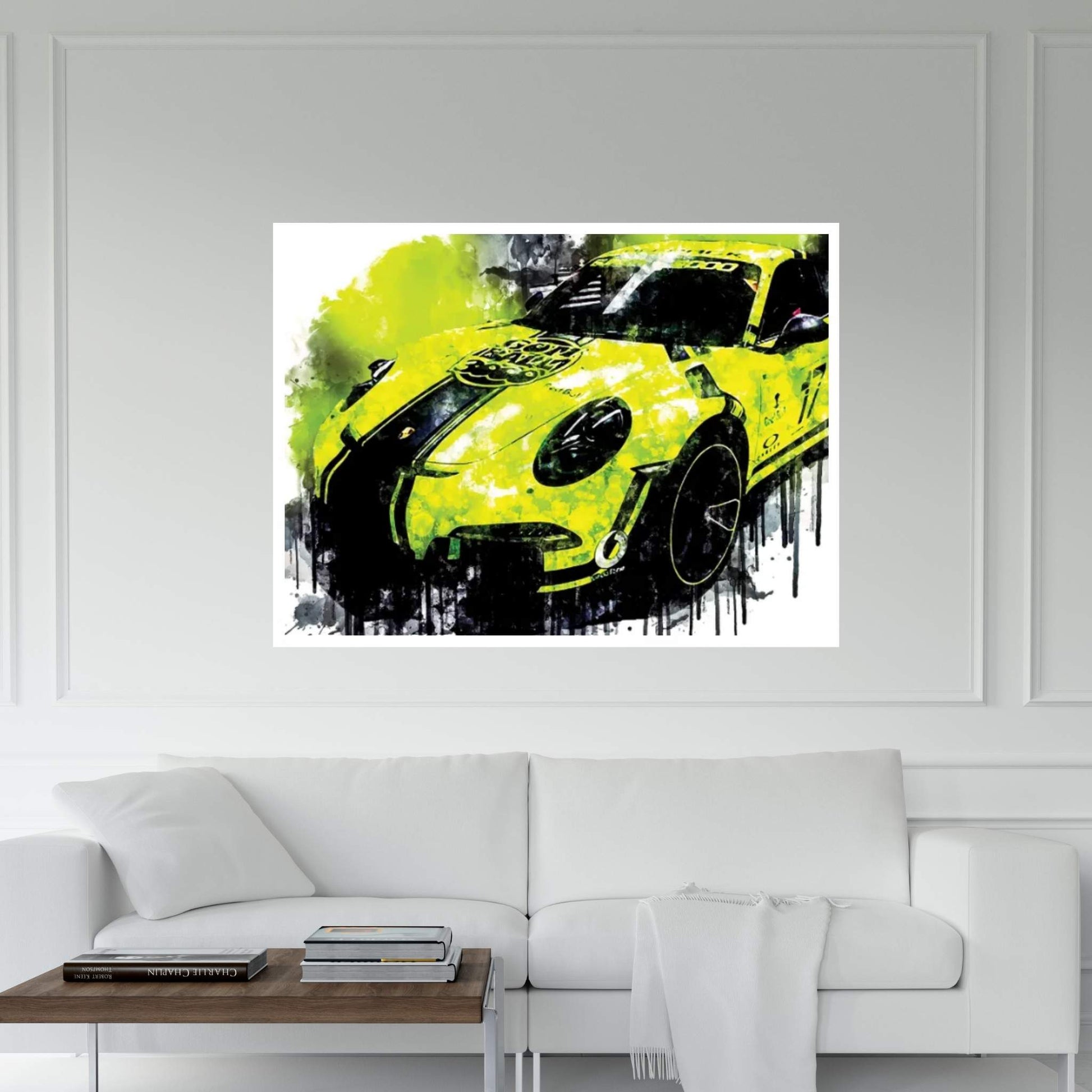 Car 2017 Black Box Porsche 911 GT3 RS Canvas Wall Art - Y Canvas