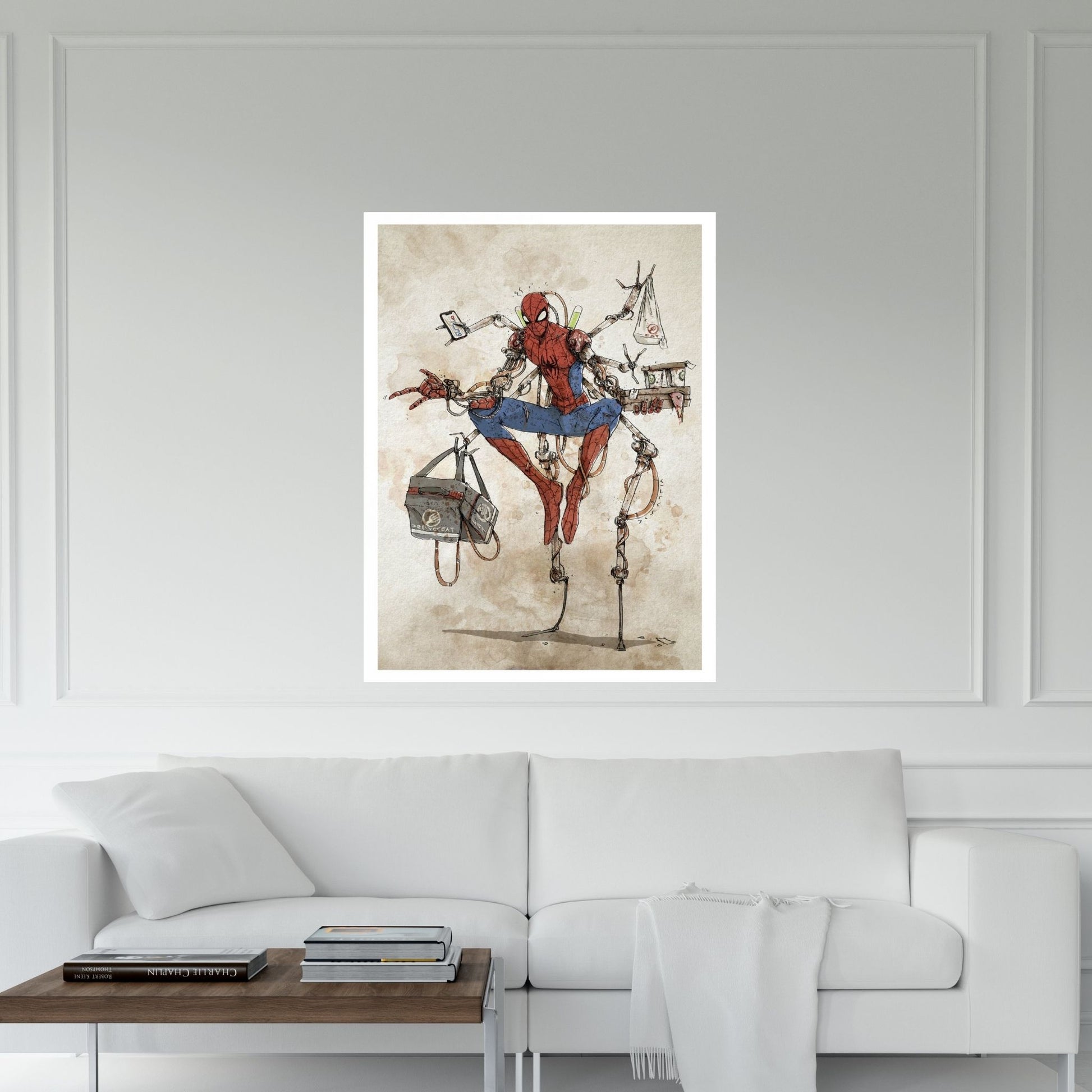 Spiderman Canvas Wall Art - Y Canvas