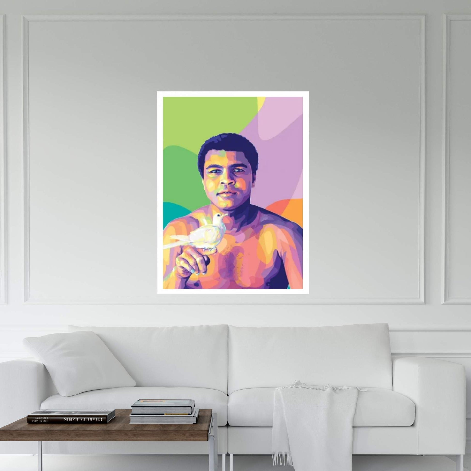 Muhammad Ali and The Dove Canvas Wall Art - Y Canvas
