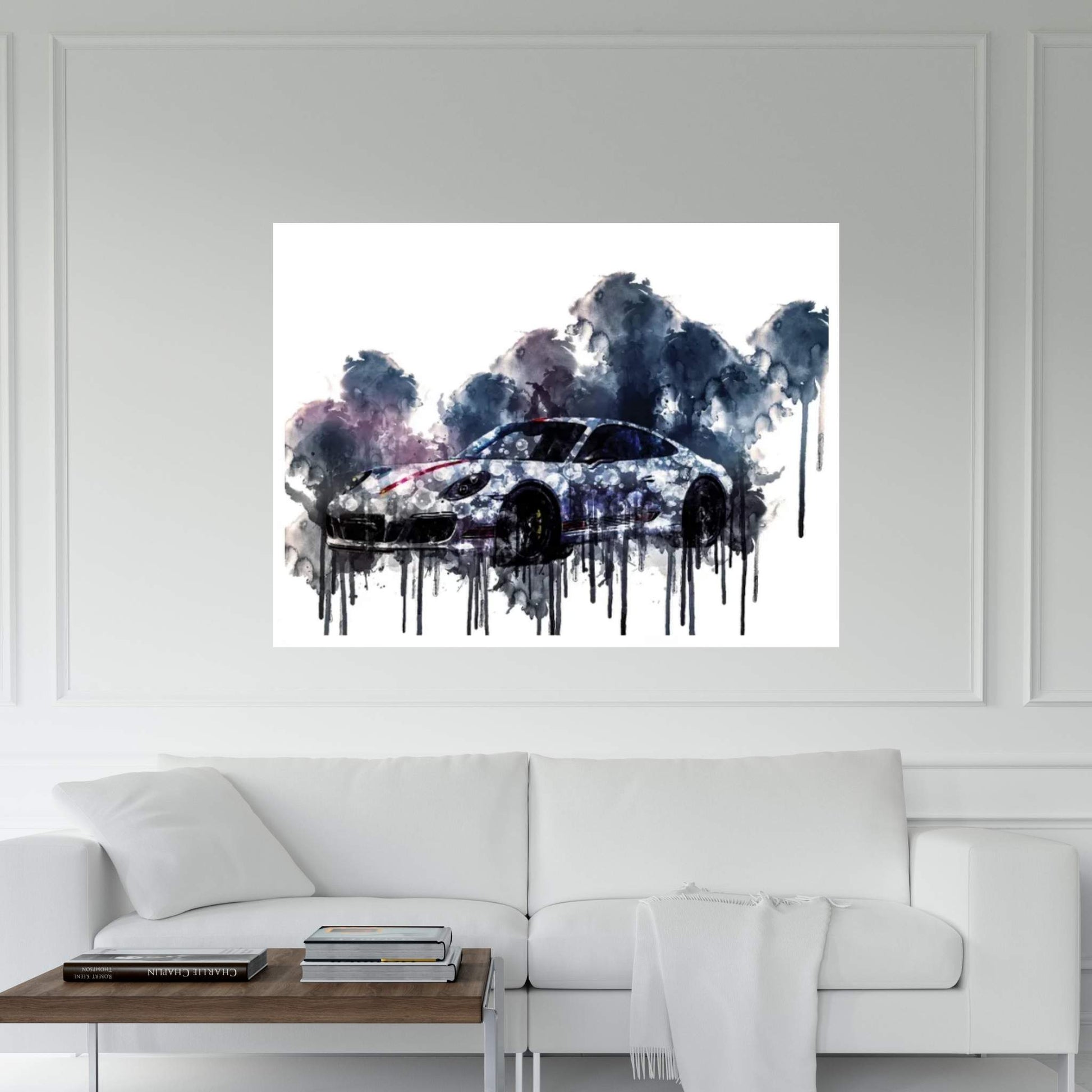 2017 Porsche 911 Carrera GTS Canvas Wall Art - Y Canvas