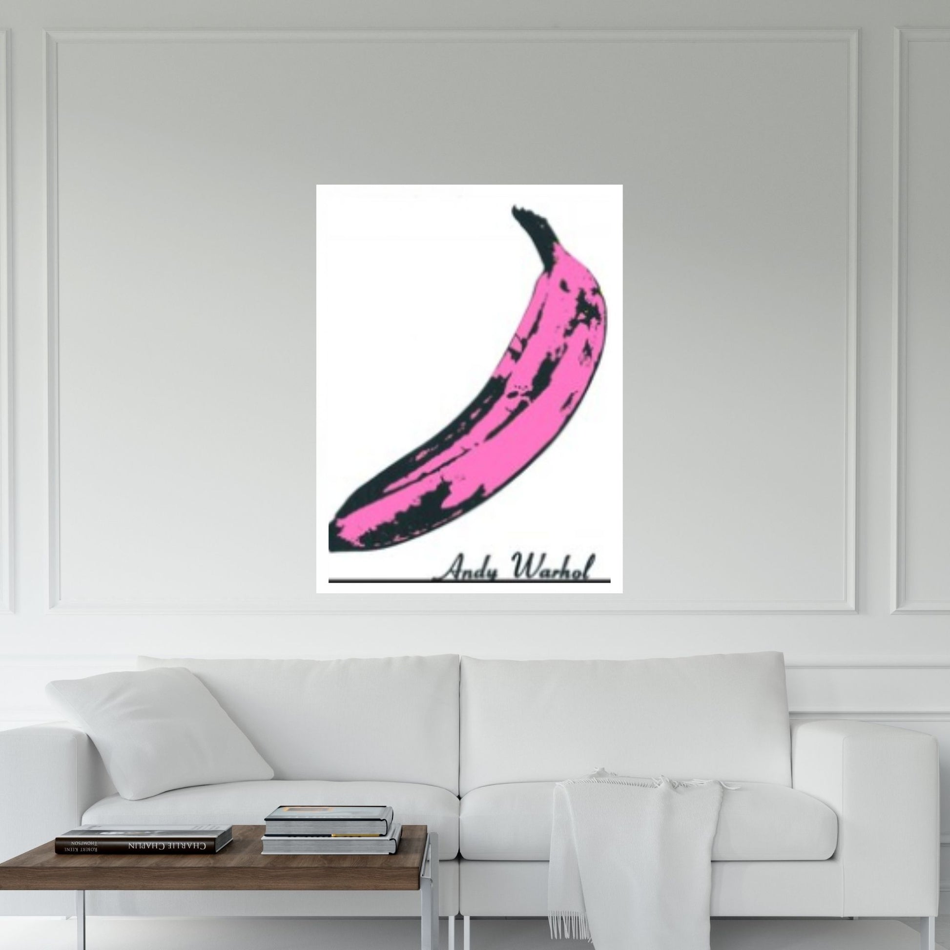Andy Warhol Pink Banana Pop Art, Velvet Underground Cover Art, Andy Warhol Banana Canvas - Y Canvas