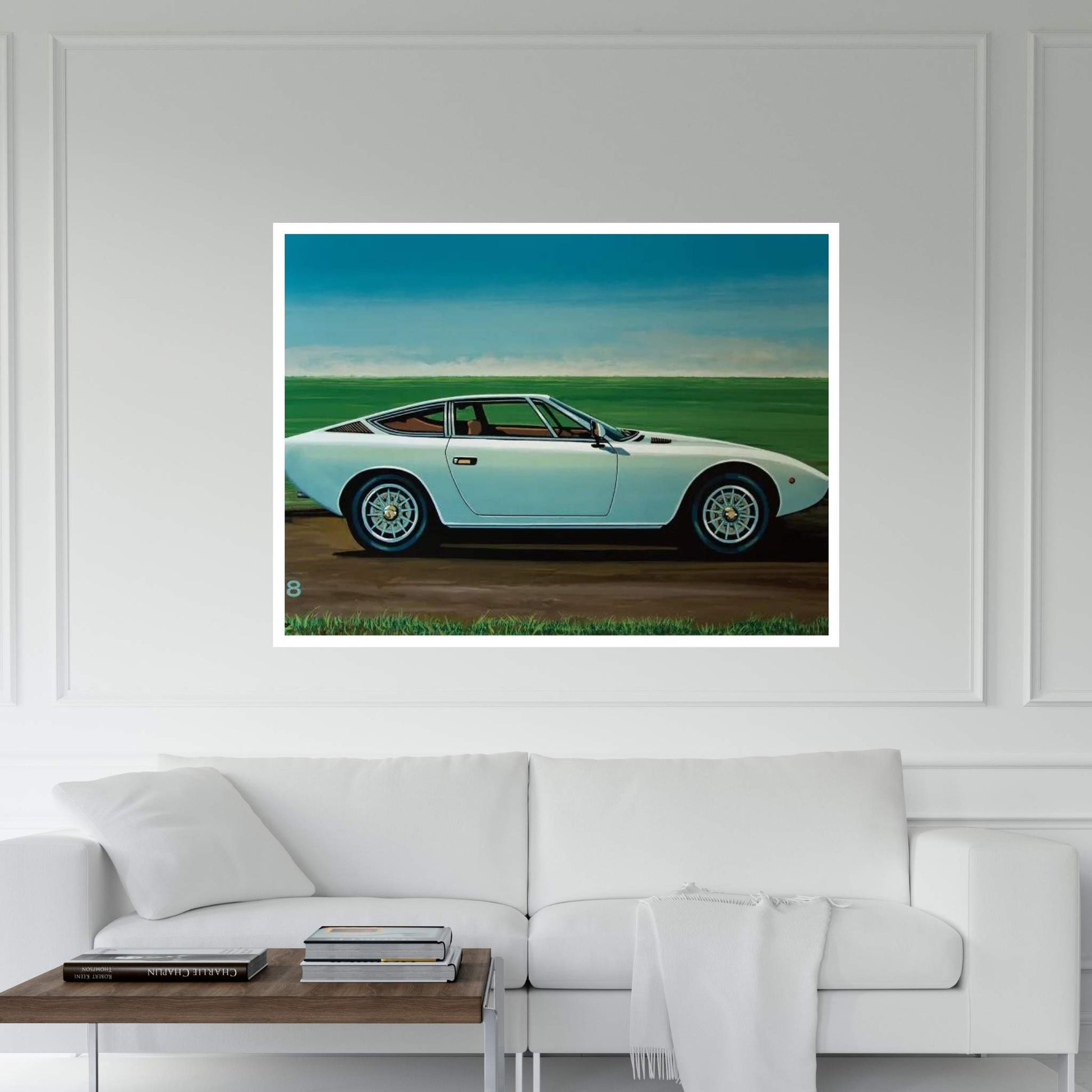 Maserati Khamsin 1974 Canvas Wall Art - Y Canvas