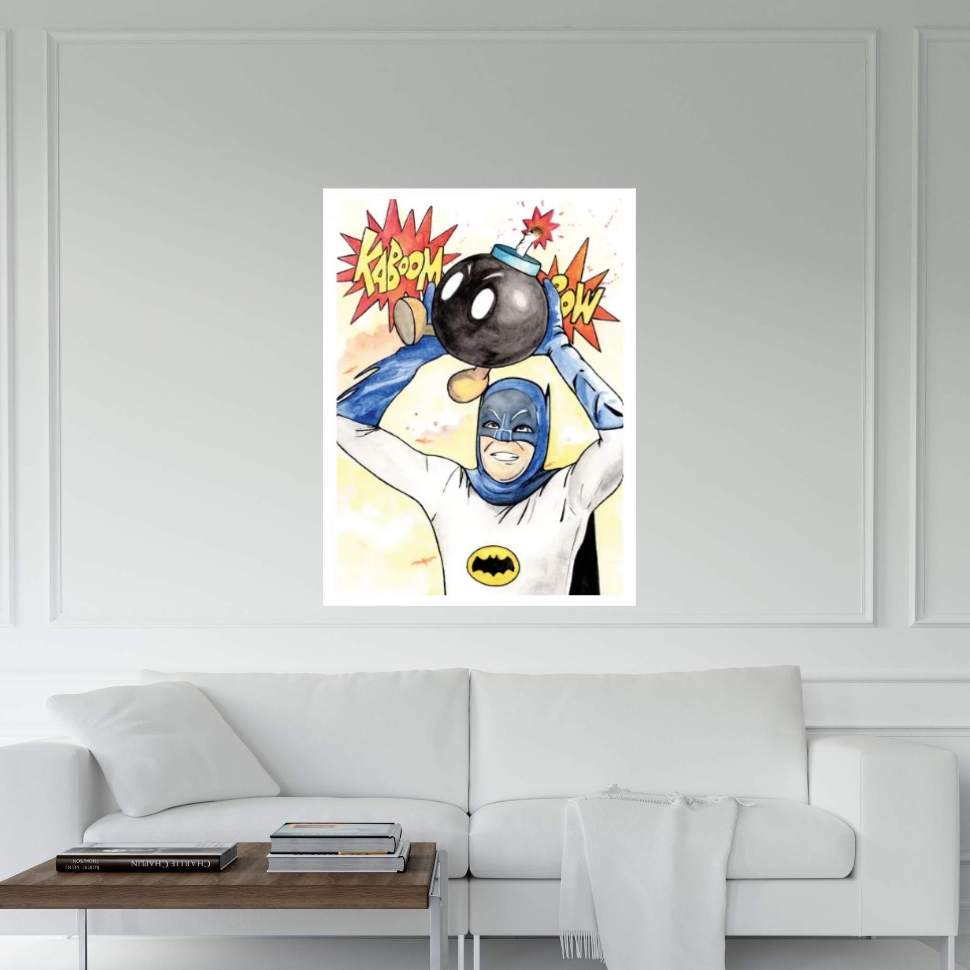 Bat Bomb Canvas Wall Art - Y Canvas