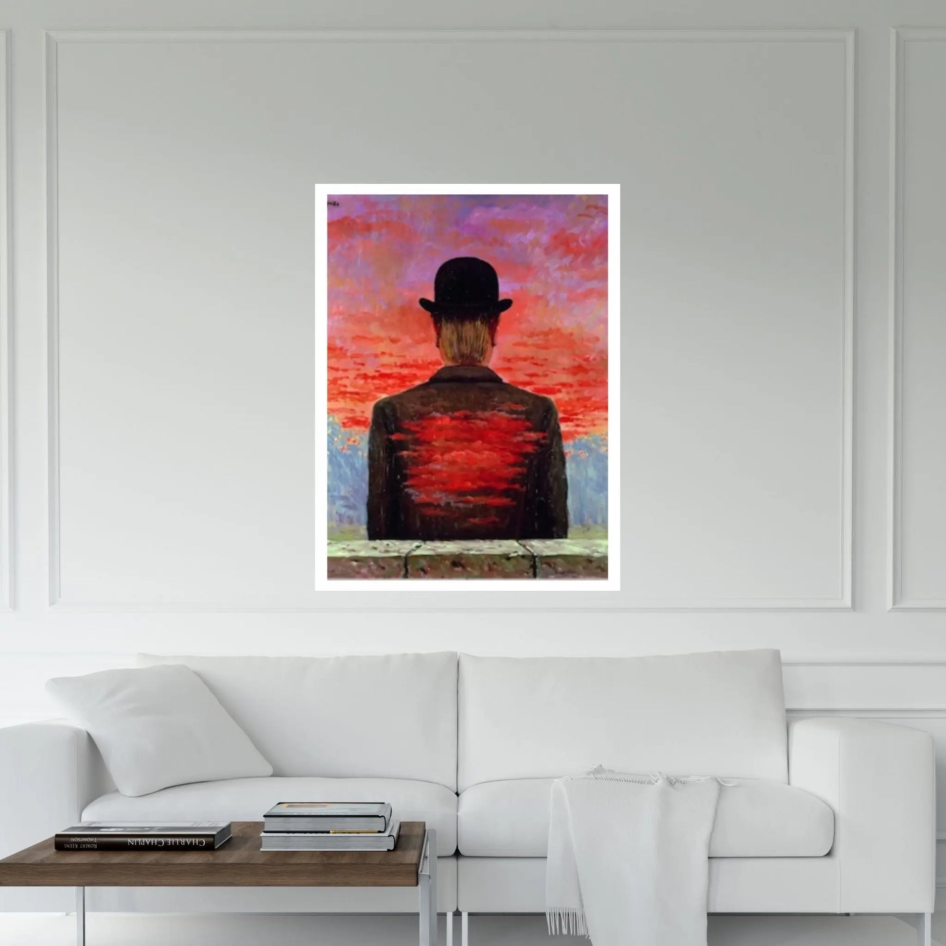 Rene Magritte Surrealistic Art Print Modern Canvas Wall Art - Y Canvas