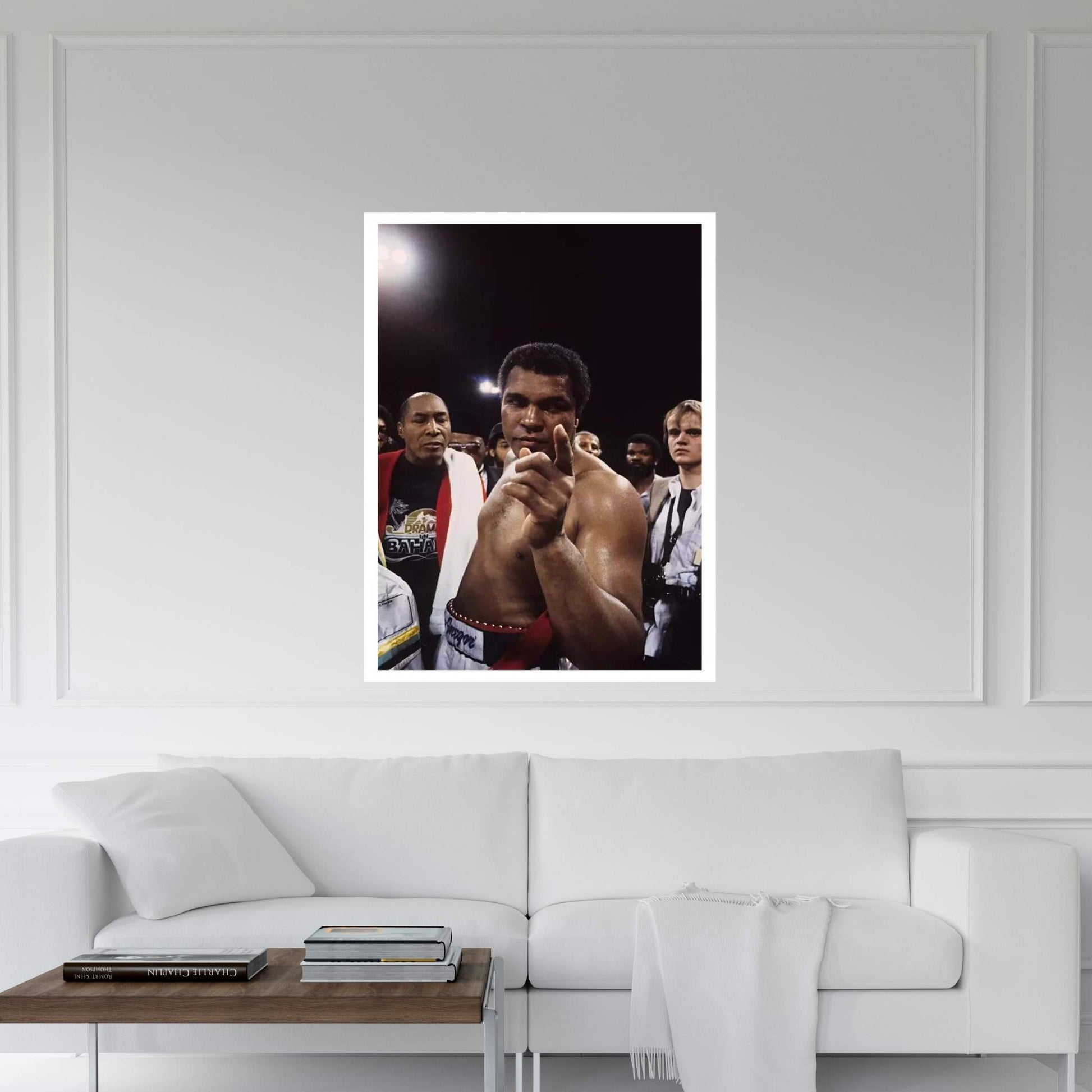 Post-Fight #1 Gesture, Drama In Bahama Canvas Wall Art - Y Canvas