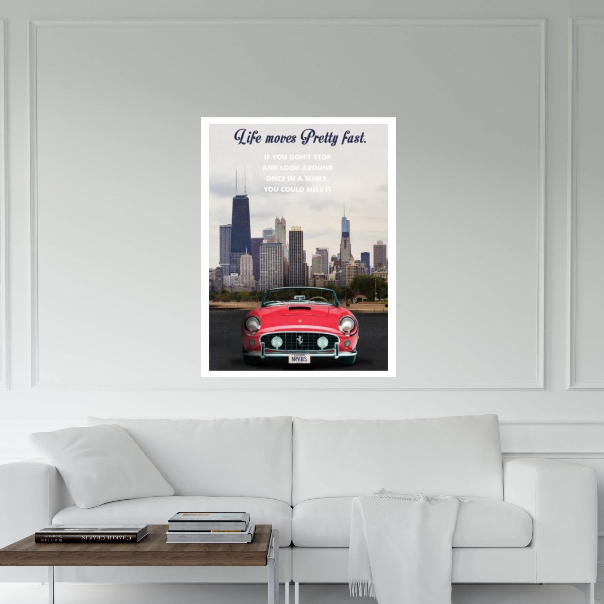 Ferris Bueller's Day Off Travel Movie Art Canvas Wall Art - Y Canvas