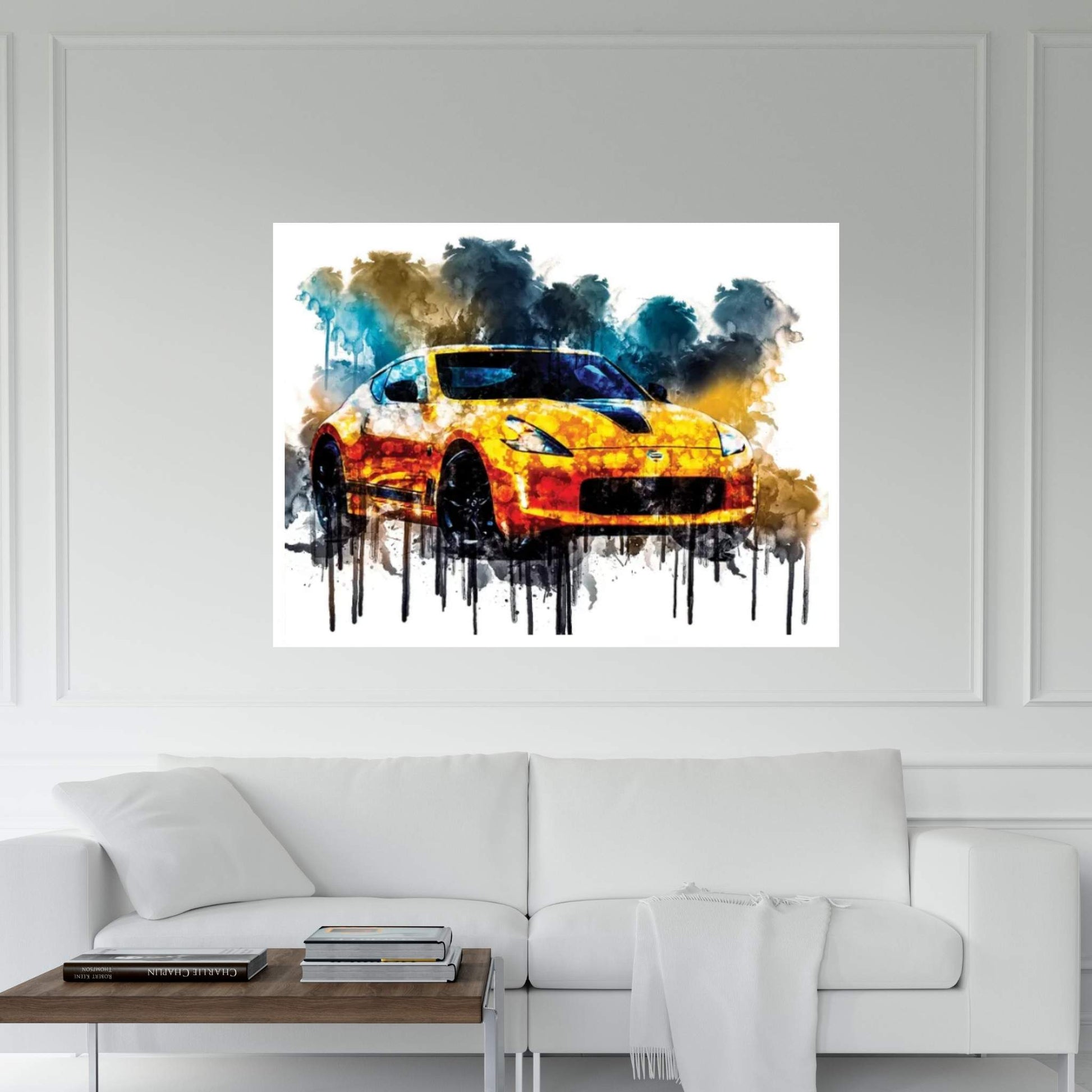 Car 2018 Nissan 370Z Heritage Edition Canvas Wall Art - Y Canvas
