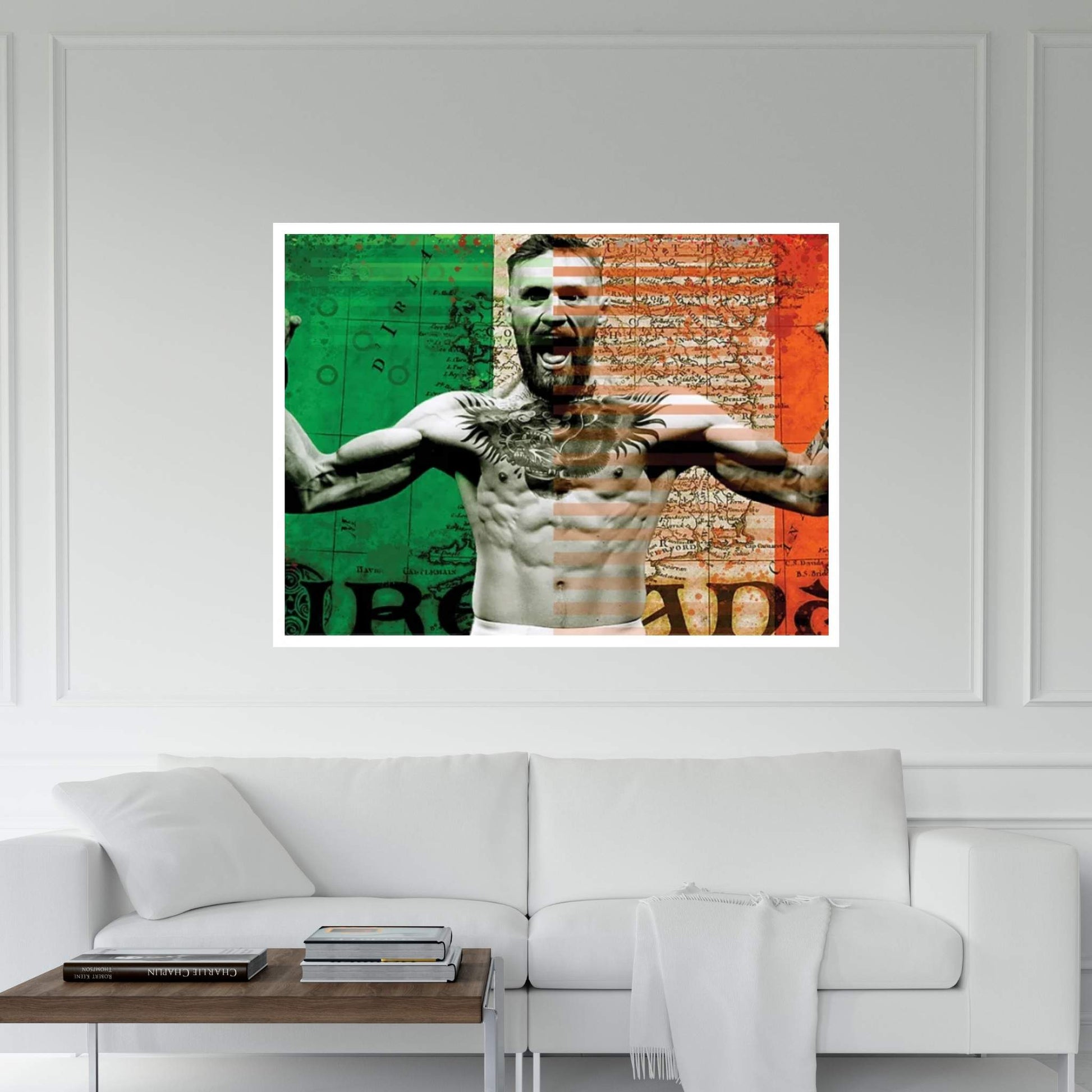 Ireland Flag Mcgregor Canvas Wall Art - Y Canvas