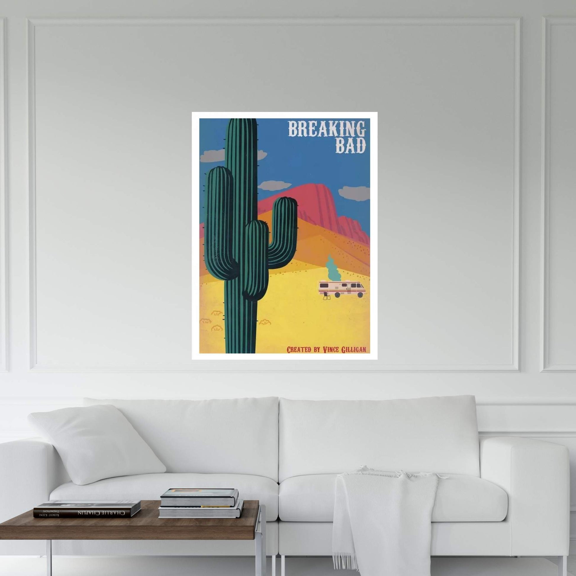 Breaking Bad Vintage Style Poster Canvas Wall Art - Y Canvas
