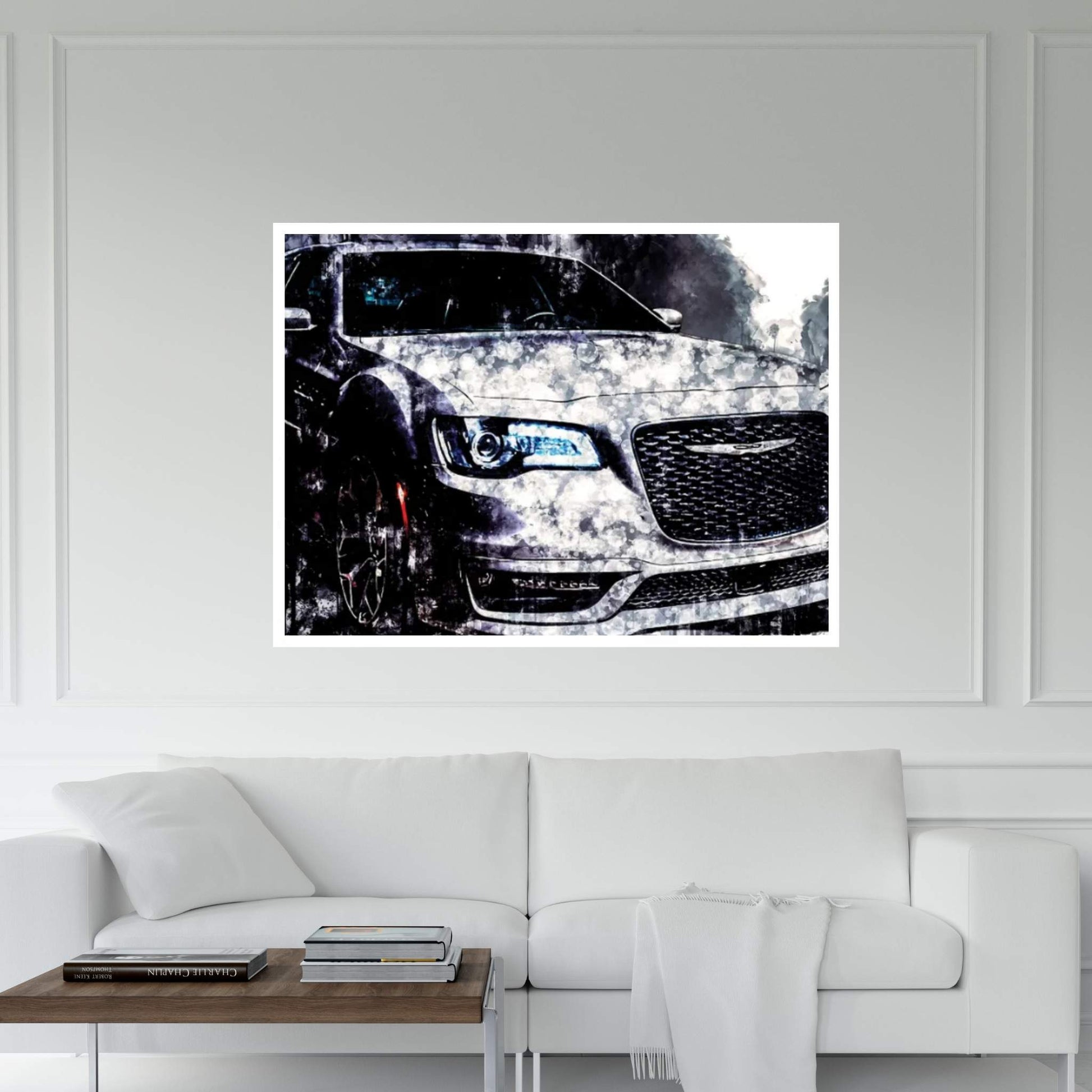 2018 Chrysler 300S Vehicle CDLV Canvas Wall Art - Y Canvas