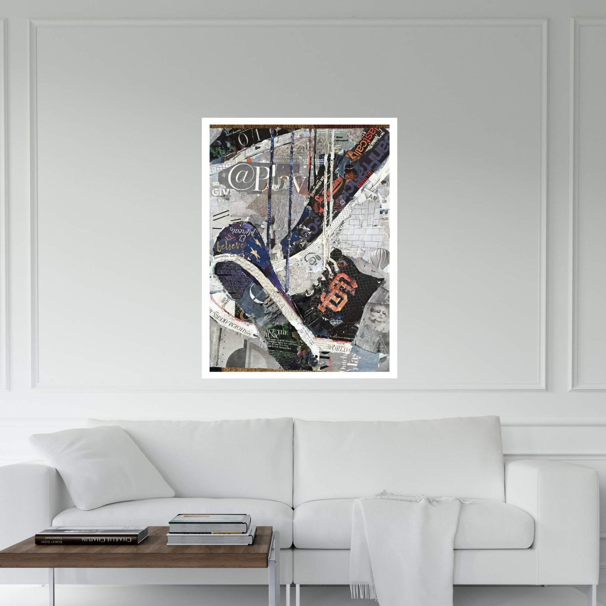 Orange & Black Canvas Wall Art - Y Canvas