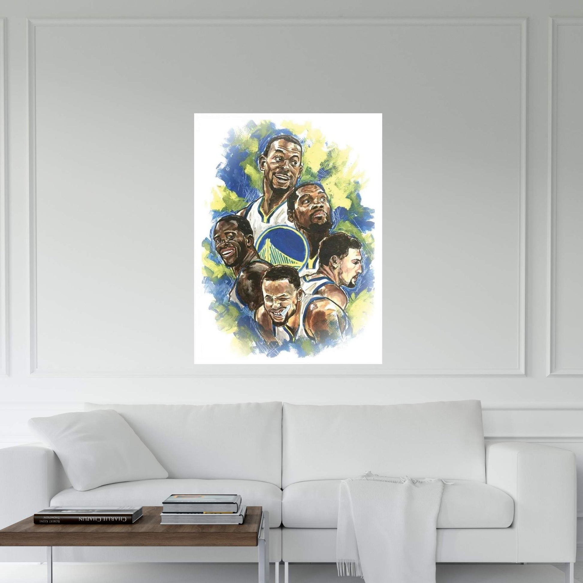 Golden State Warriors - Dynasty Canvas Wall Art - Y Canvas