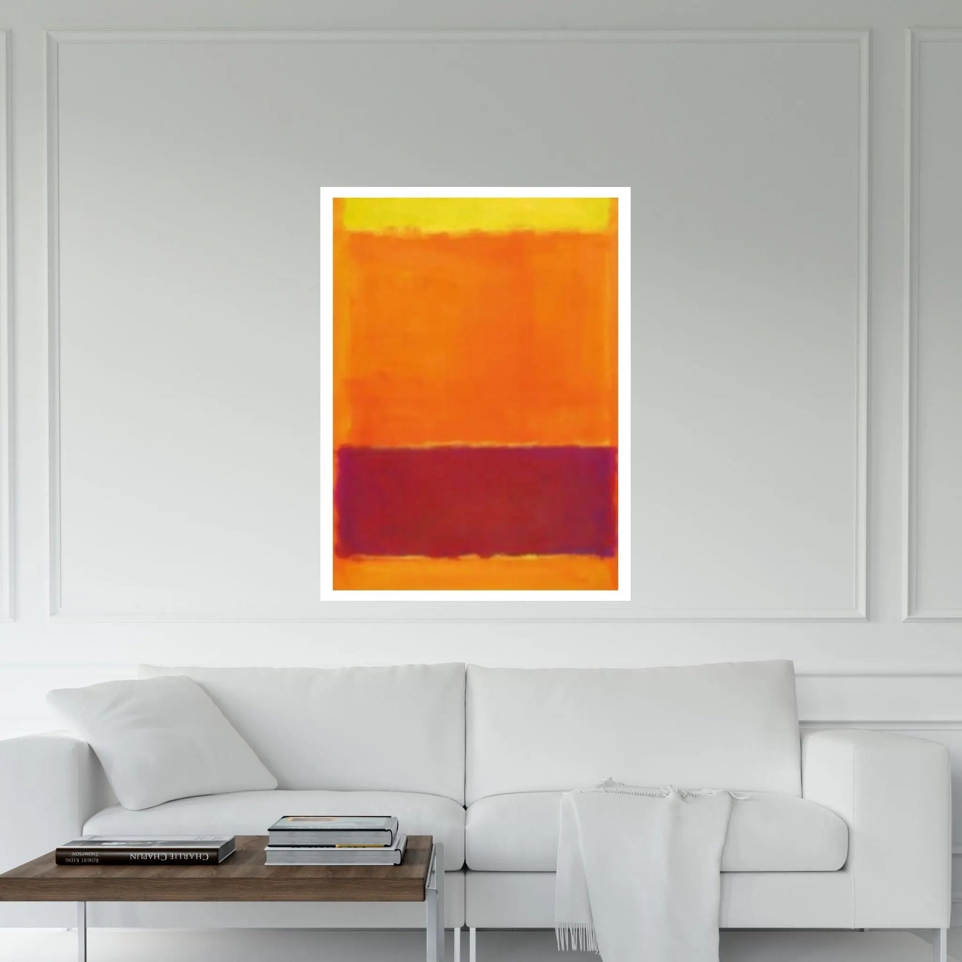 Mark Rothko Frame Canvas/Poster Art Reproduction, Rothko Reproduction - Y Canvas