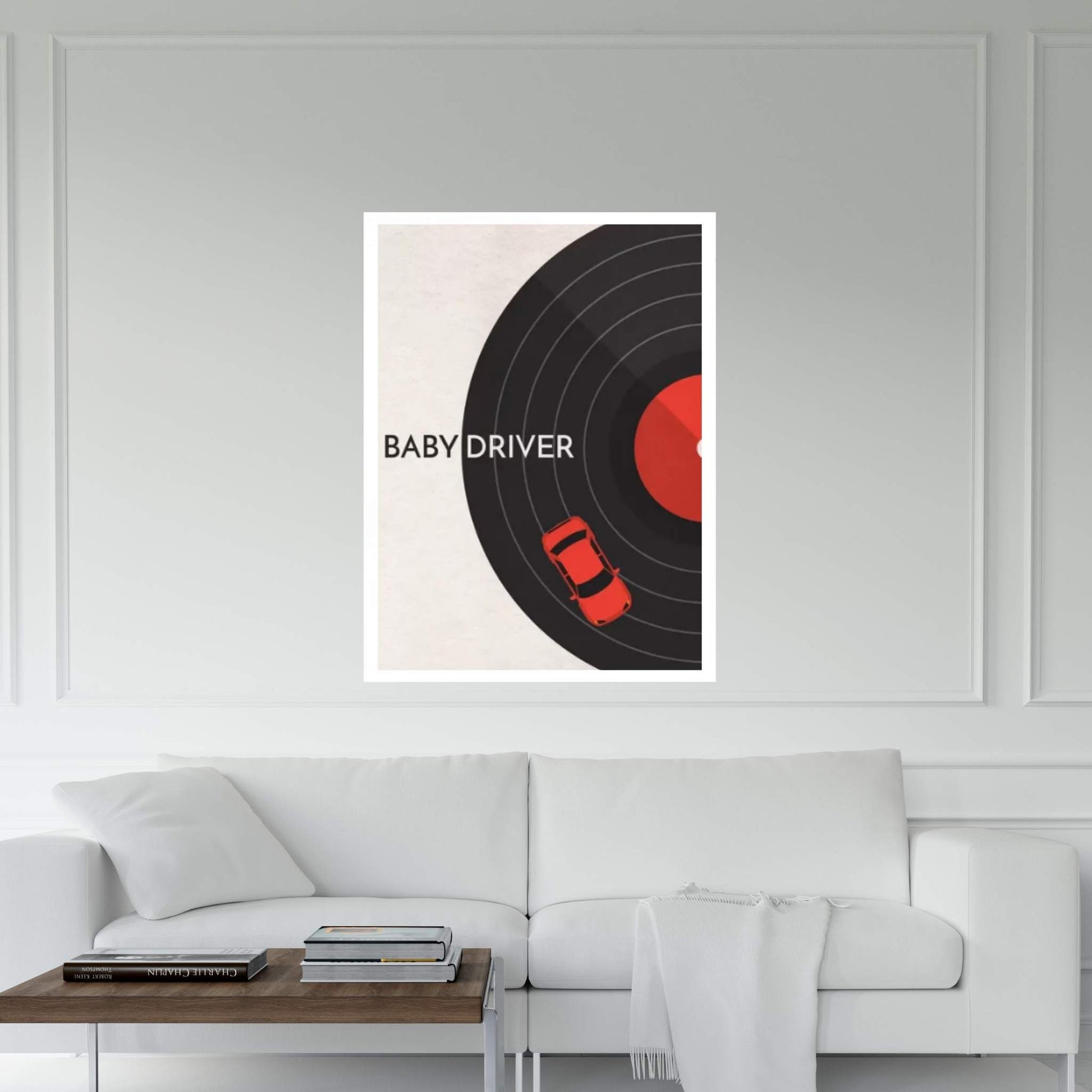 Baby Driver Minimalist Poster Canvas Wall Art - Y Canvas